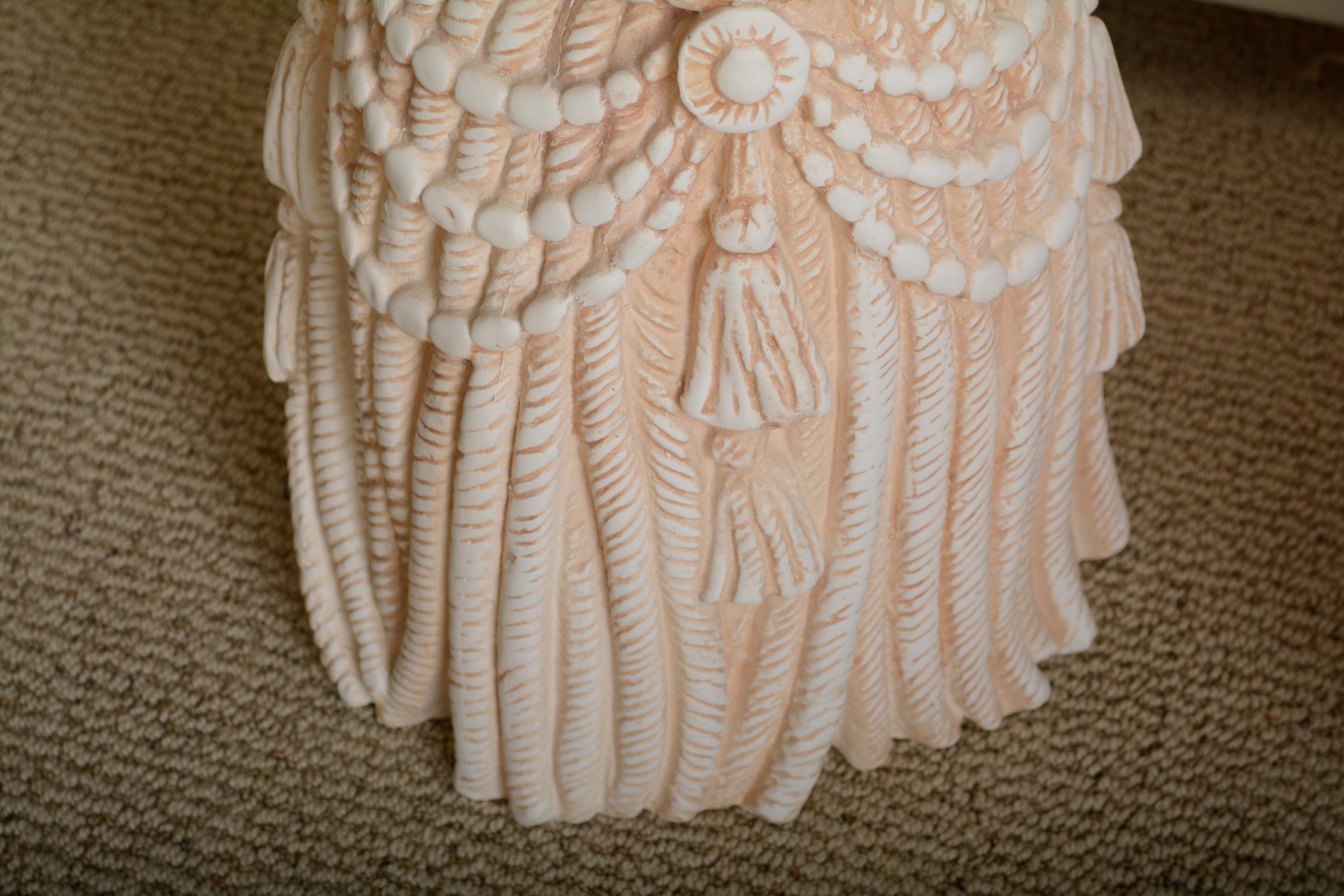 Neoclassical Style Tassel Pedestal