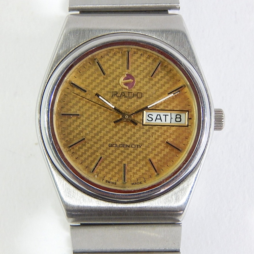 Vintage Rado Golden City Swiss Made Wristwatch