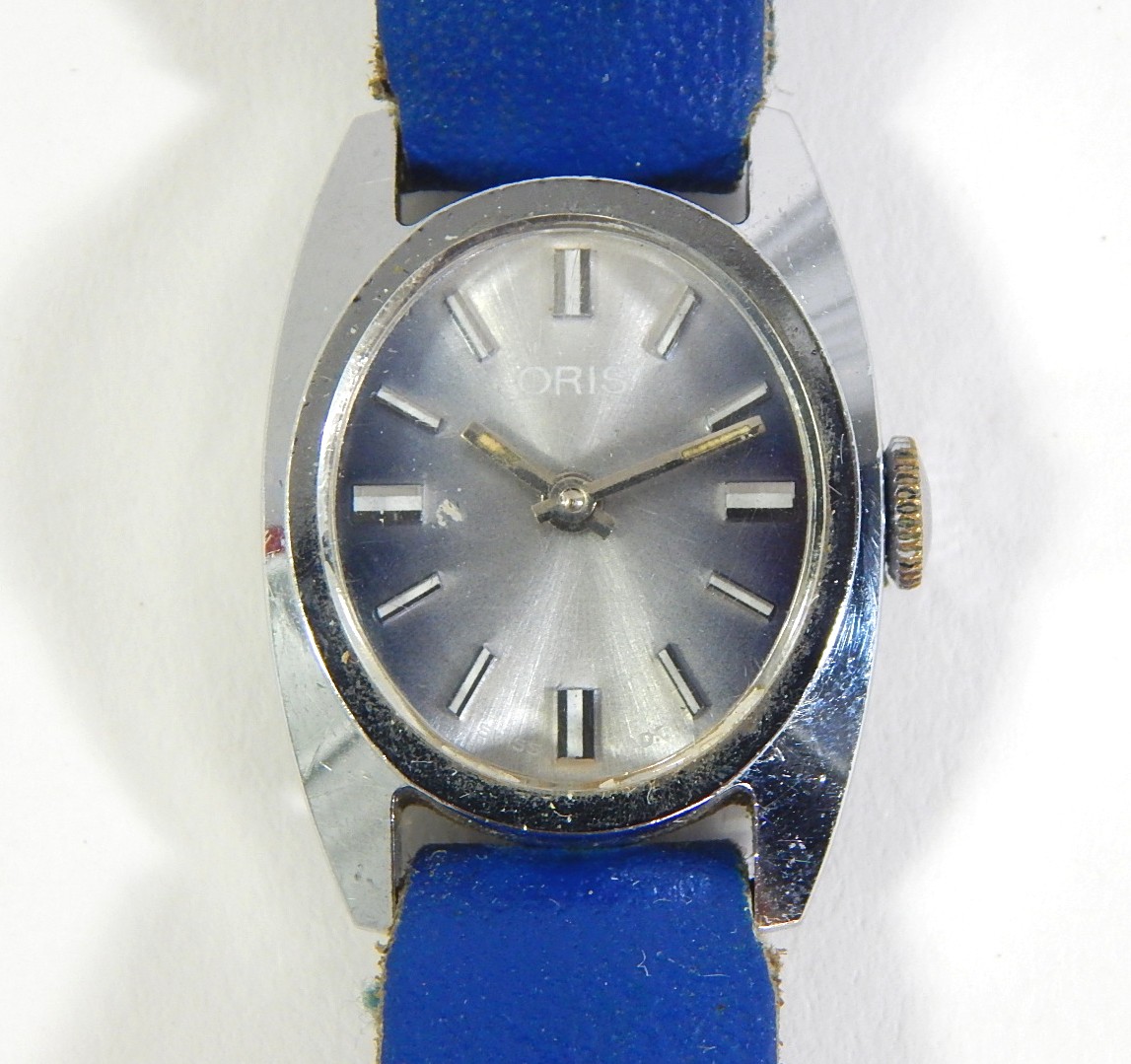 Vintage Oris Swiss Made Silver-Tone Watch