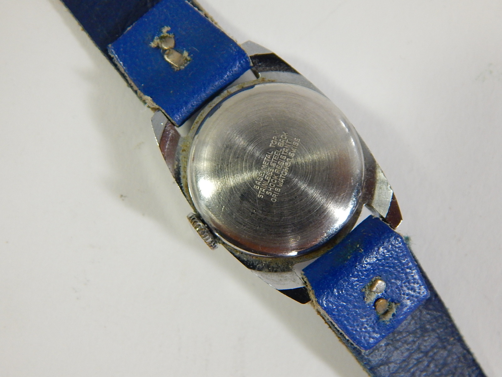 Vintage Oris Swiss Made Silver-Tone Watch