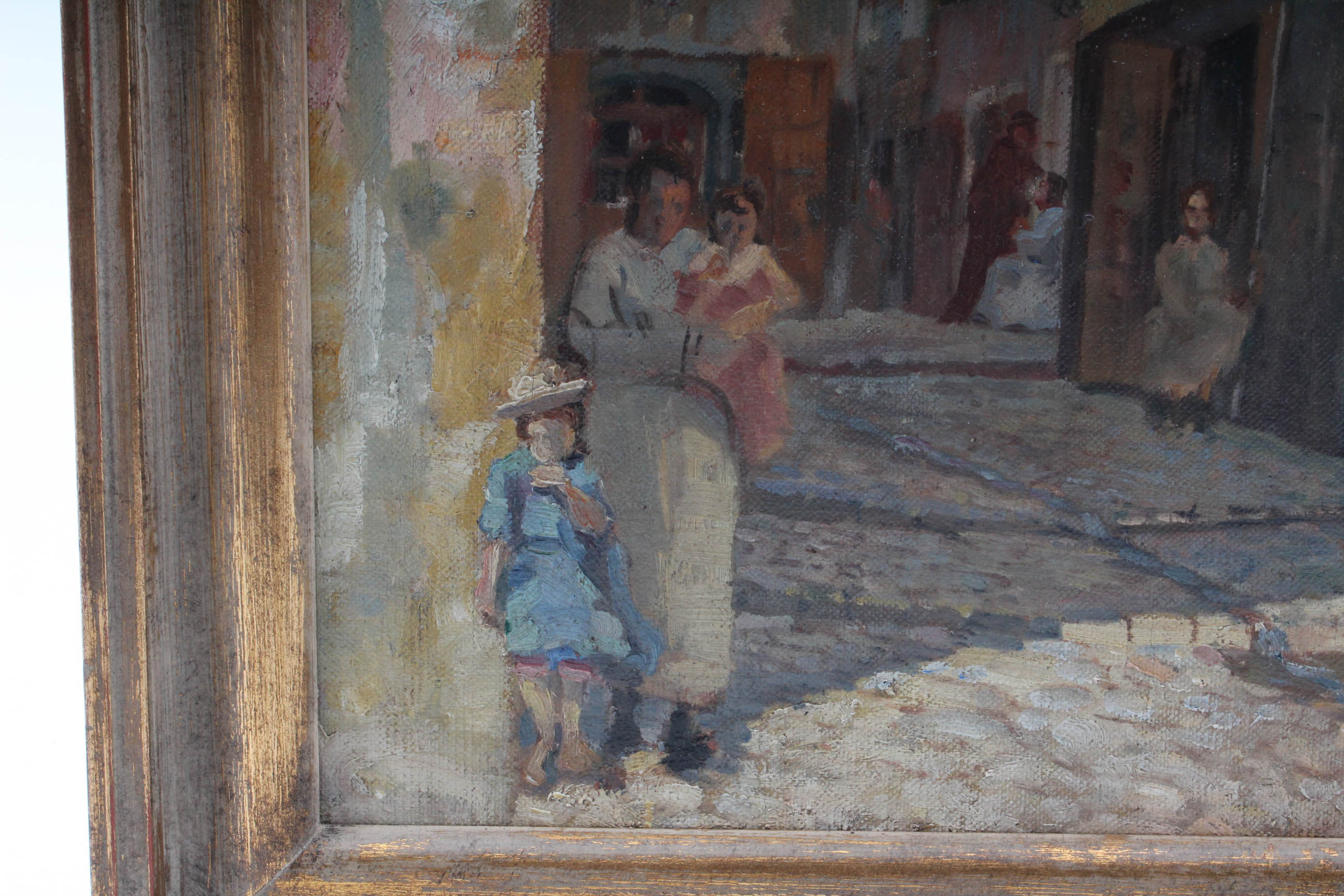 Arthur Watson Sparks Oil Painting "Street in Paris"