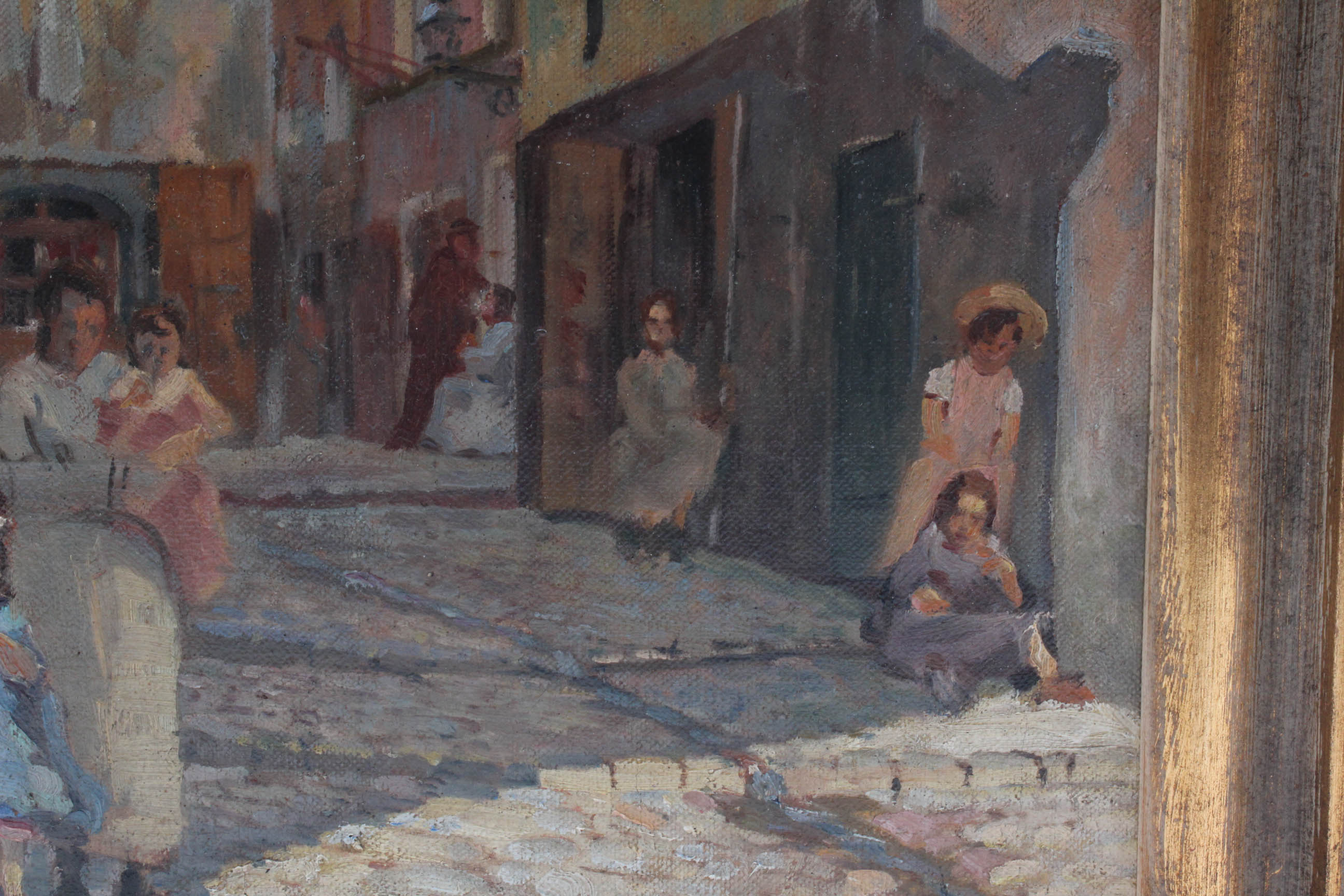 Arthur Watson Sparks Oil Painting "Street in Paris"