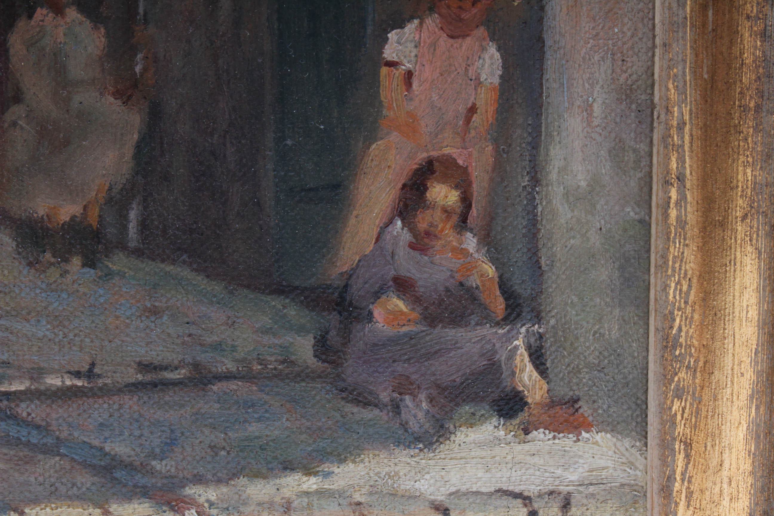 Arthur Watson Sparks Oil Painting "Street in Paris"