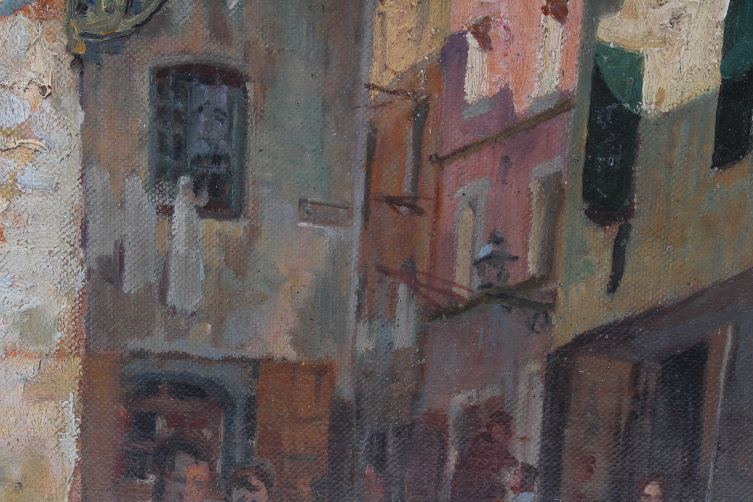 Arthur Watson Sparks Oil Painting "Street in Paris"