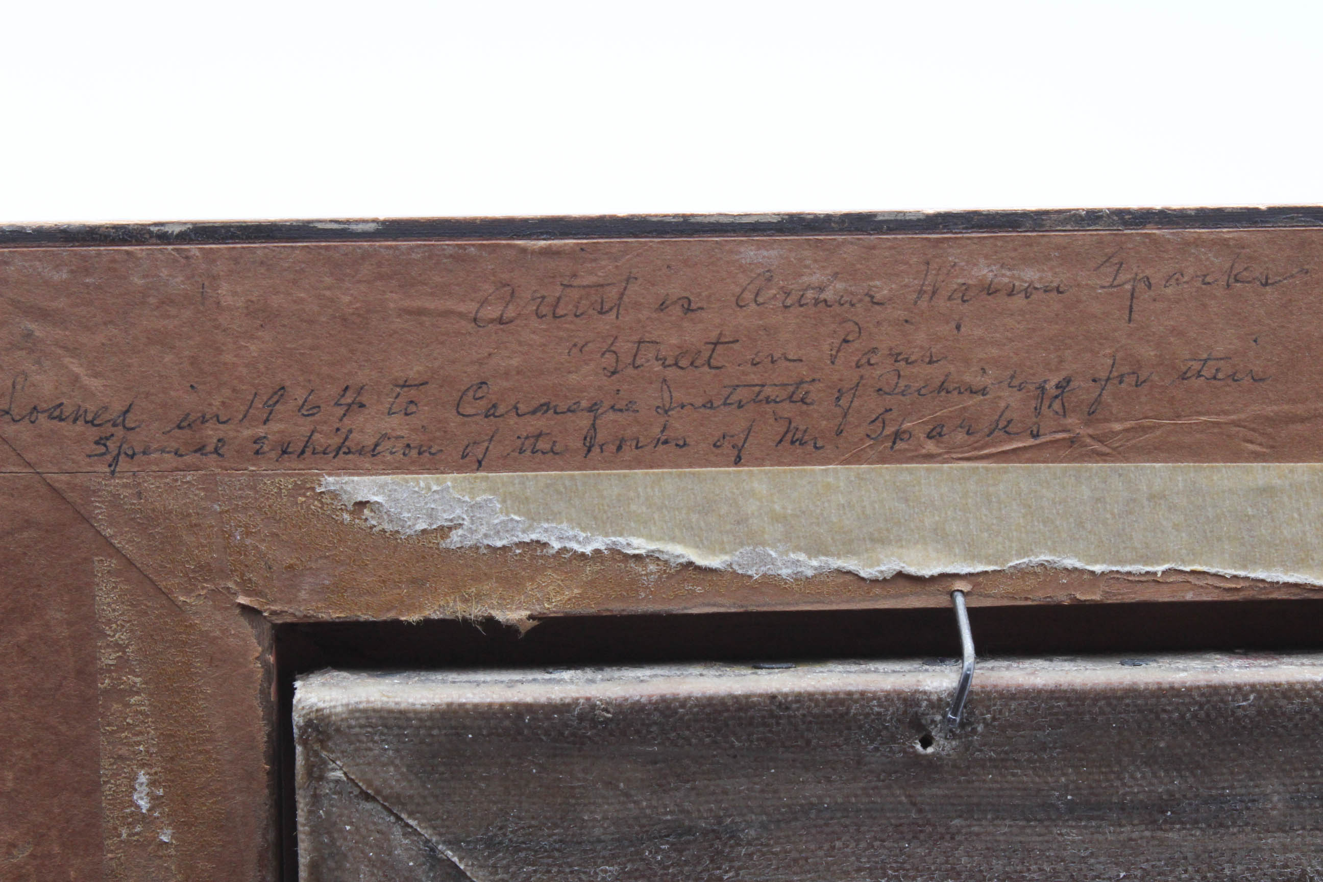 Arthur Watson Sparks Oil Painting "Street in Paris"