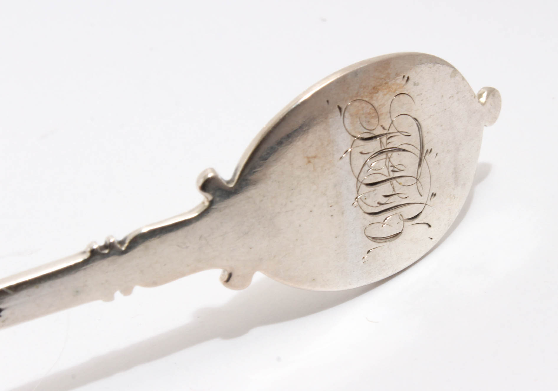 Circa 1860s Braverman & Levy Coin Silver "Medallion" Flatware