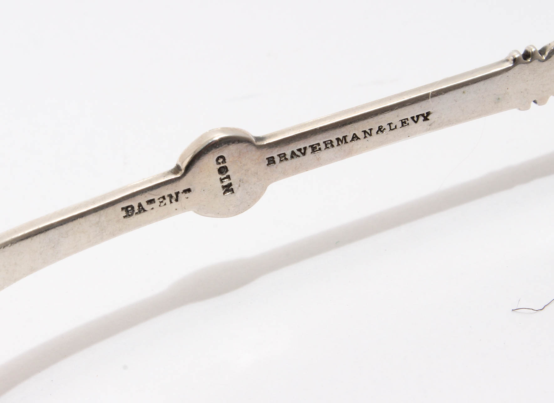 Circa 1860s Braverman & Levy Coin Silver "Medallion" Flatware