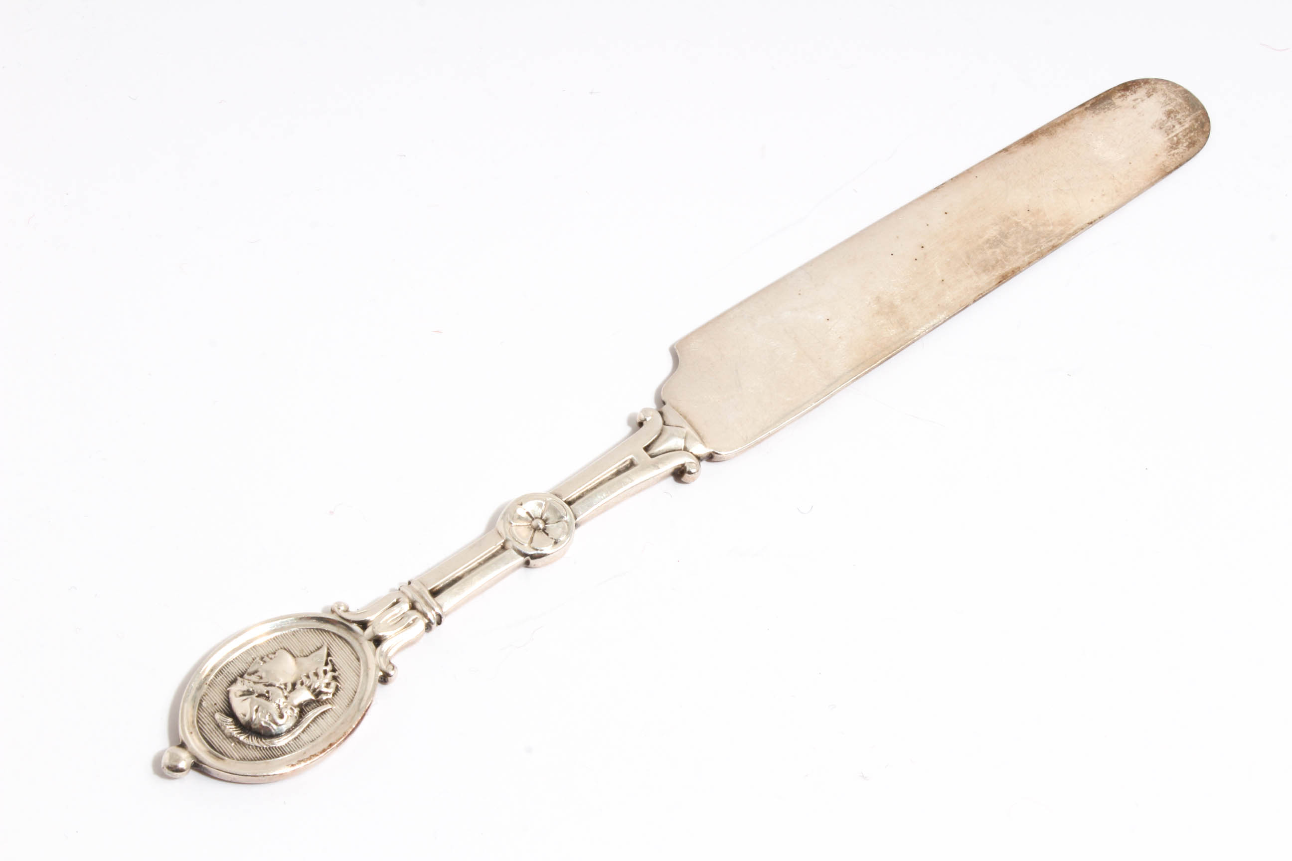 Circa 1860s Braverman & Levy Coin Silver "Medallion" Flatware