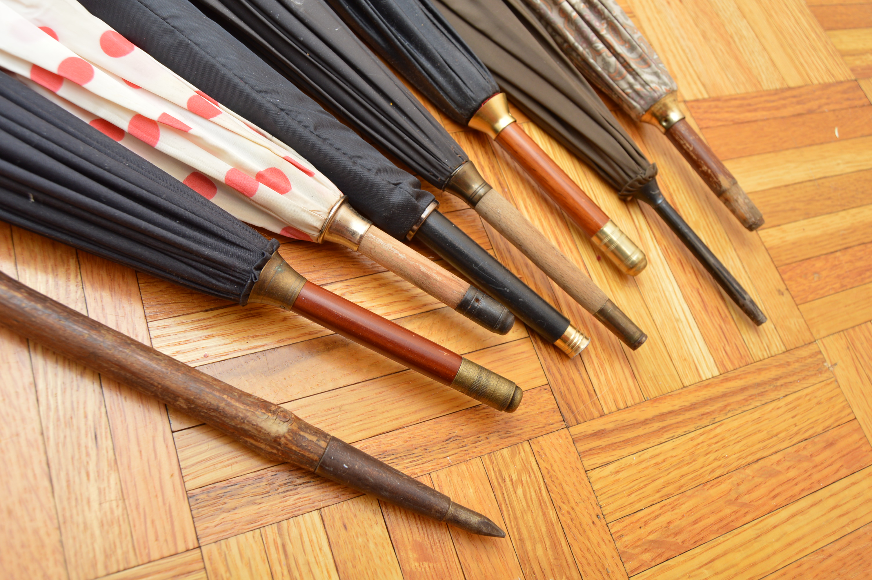 Umbrellas with Brooks Brothers and Hartman Luggage