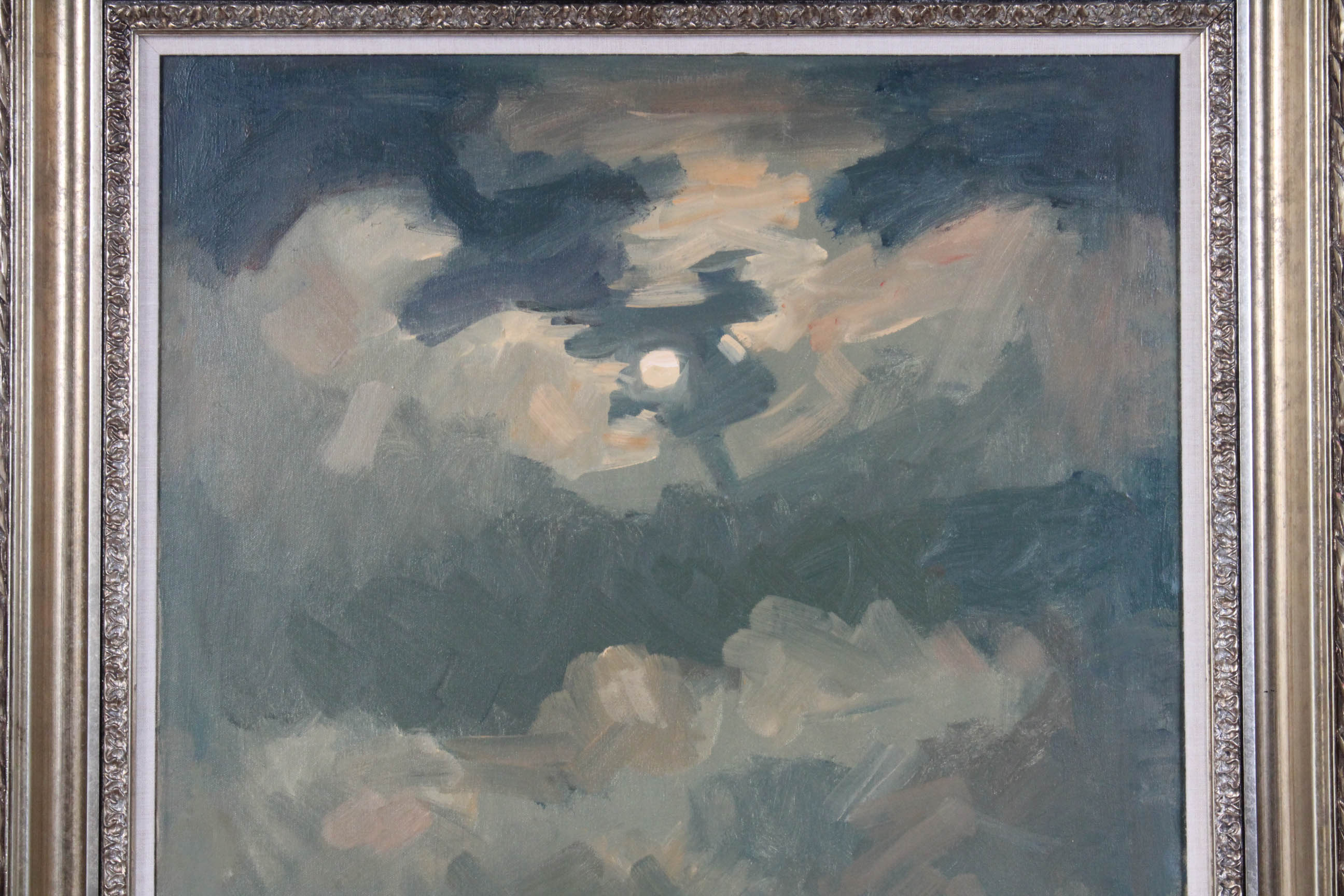 Grigory Stepanyants Oil Landscape Painting "Confederate Moon"