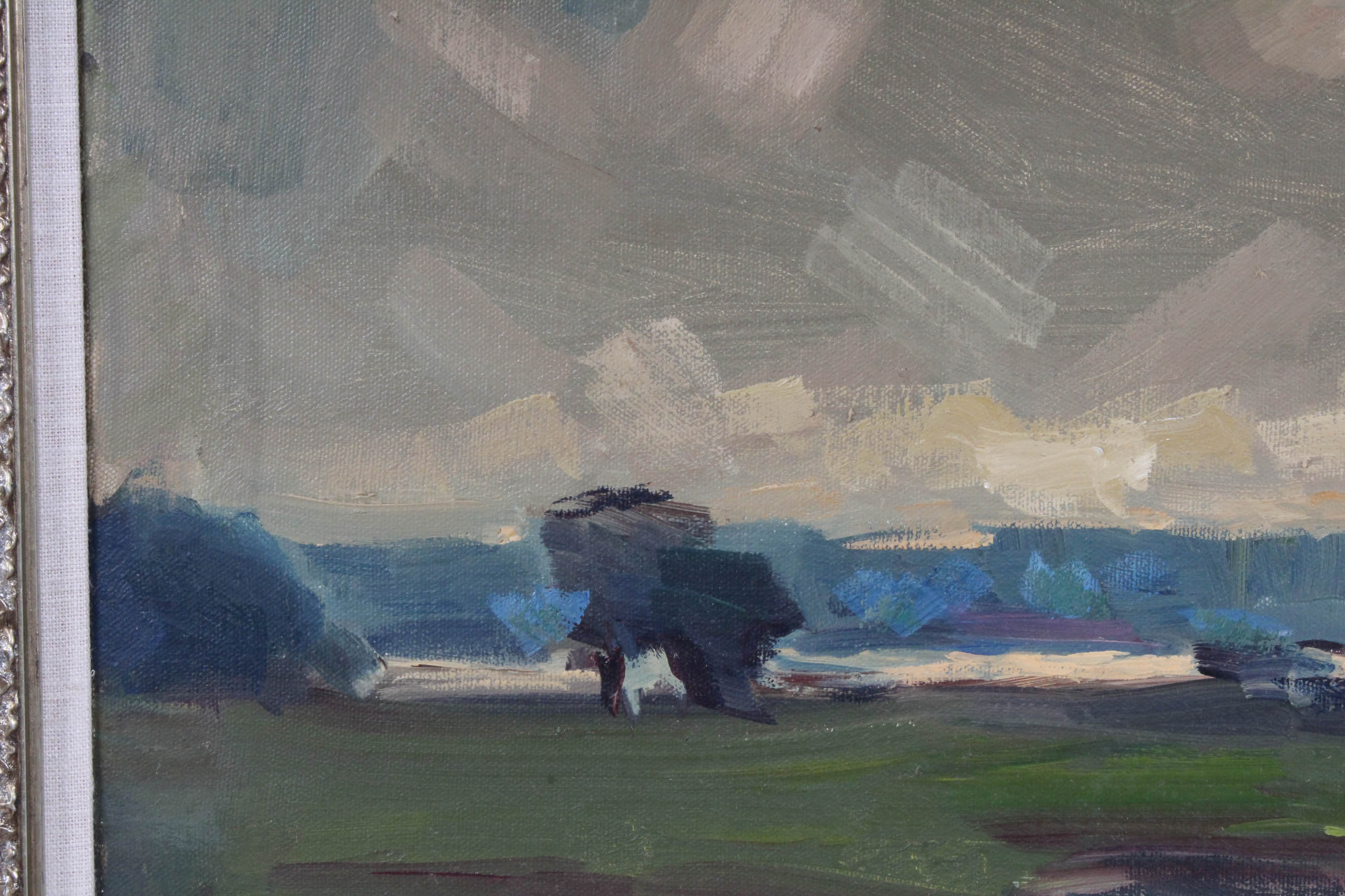 Grigory Stepanyants Oil Landscape Painting "Confederate Moon"