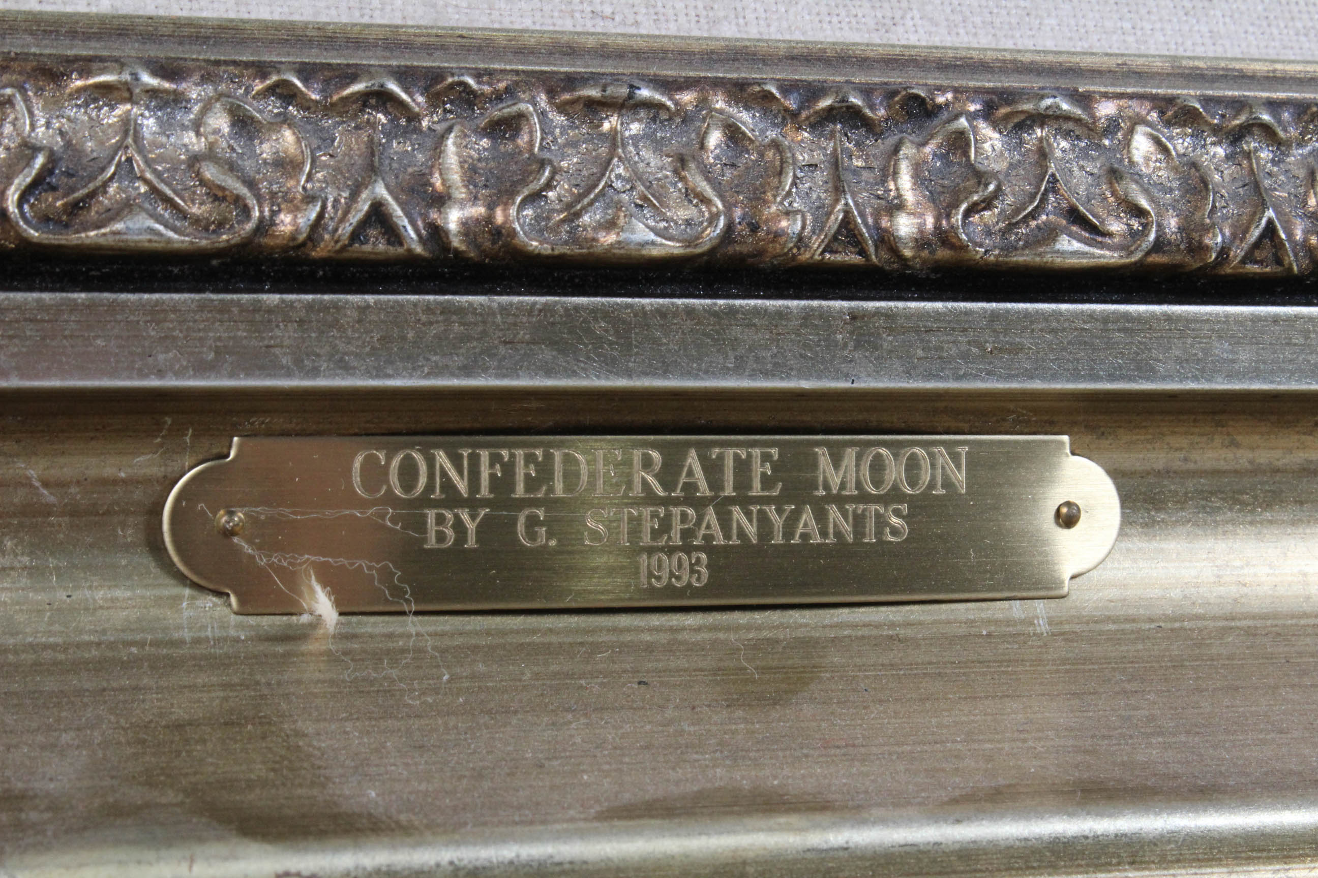 Grigory Stepanyants Oil Landscape Painting "Confederate Moon"