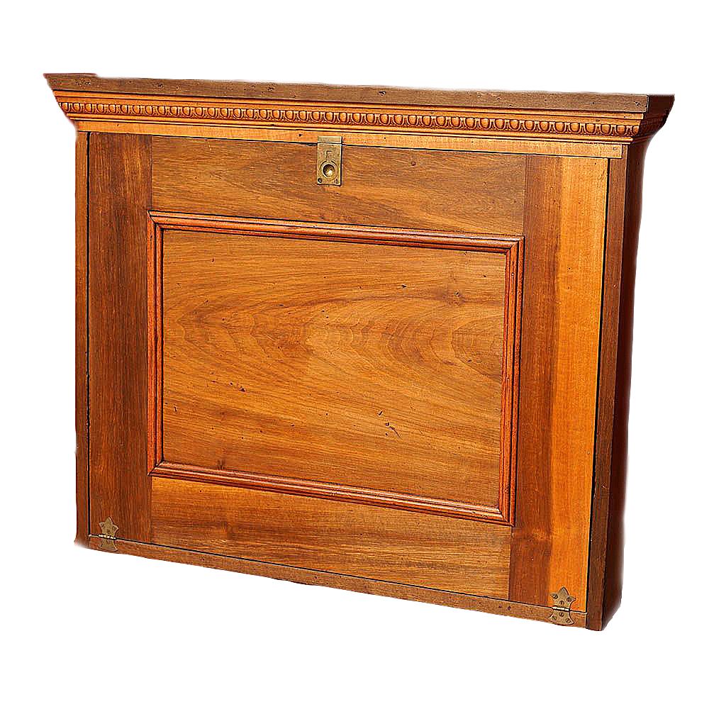 Mahogany Wall Mount Drop Front Desk