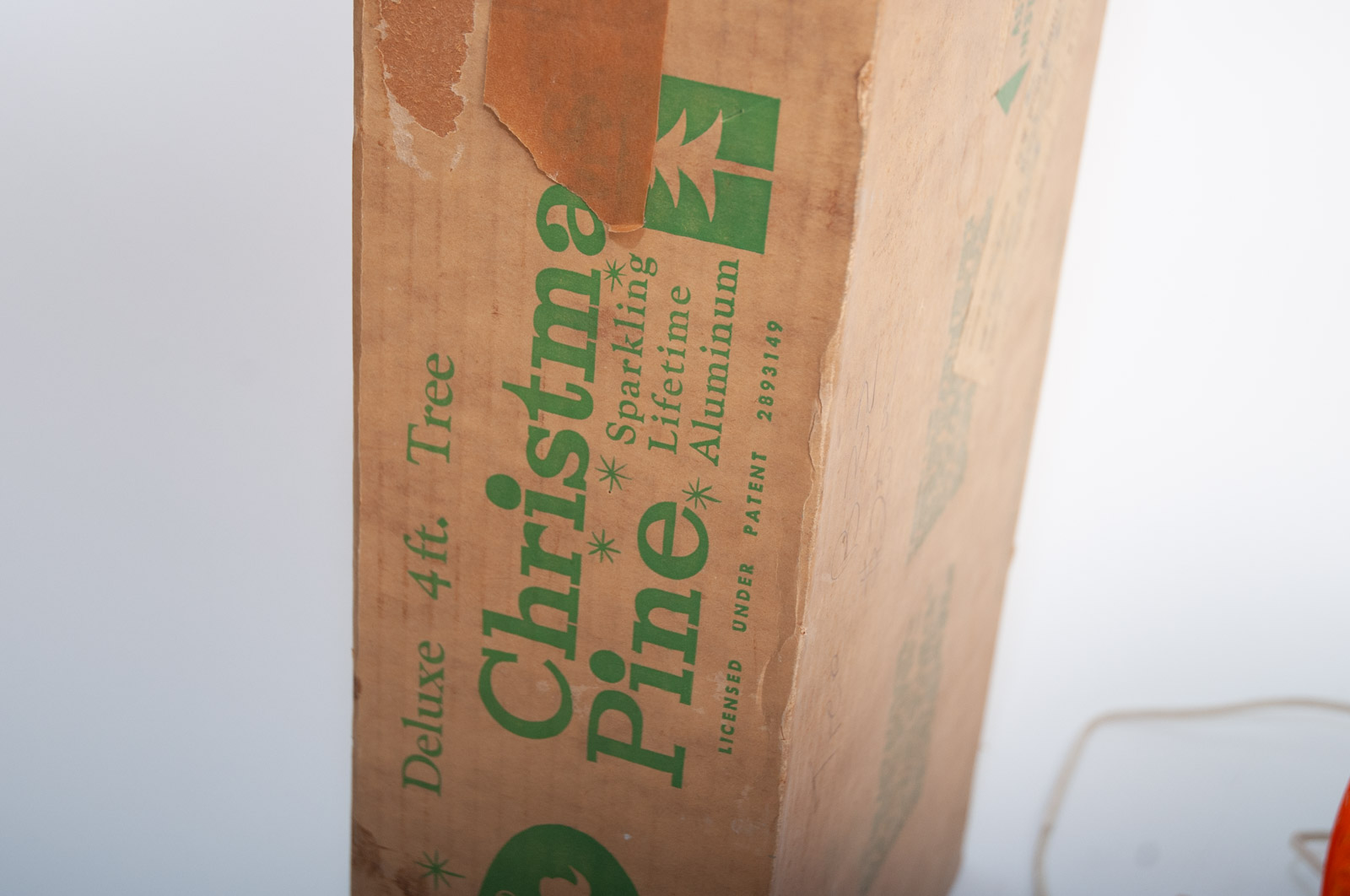 Vintage Compco Rotating Christmas Tree Light and Peco Aluminum Pom-Pom Tree