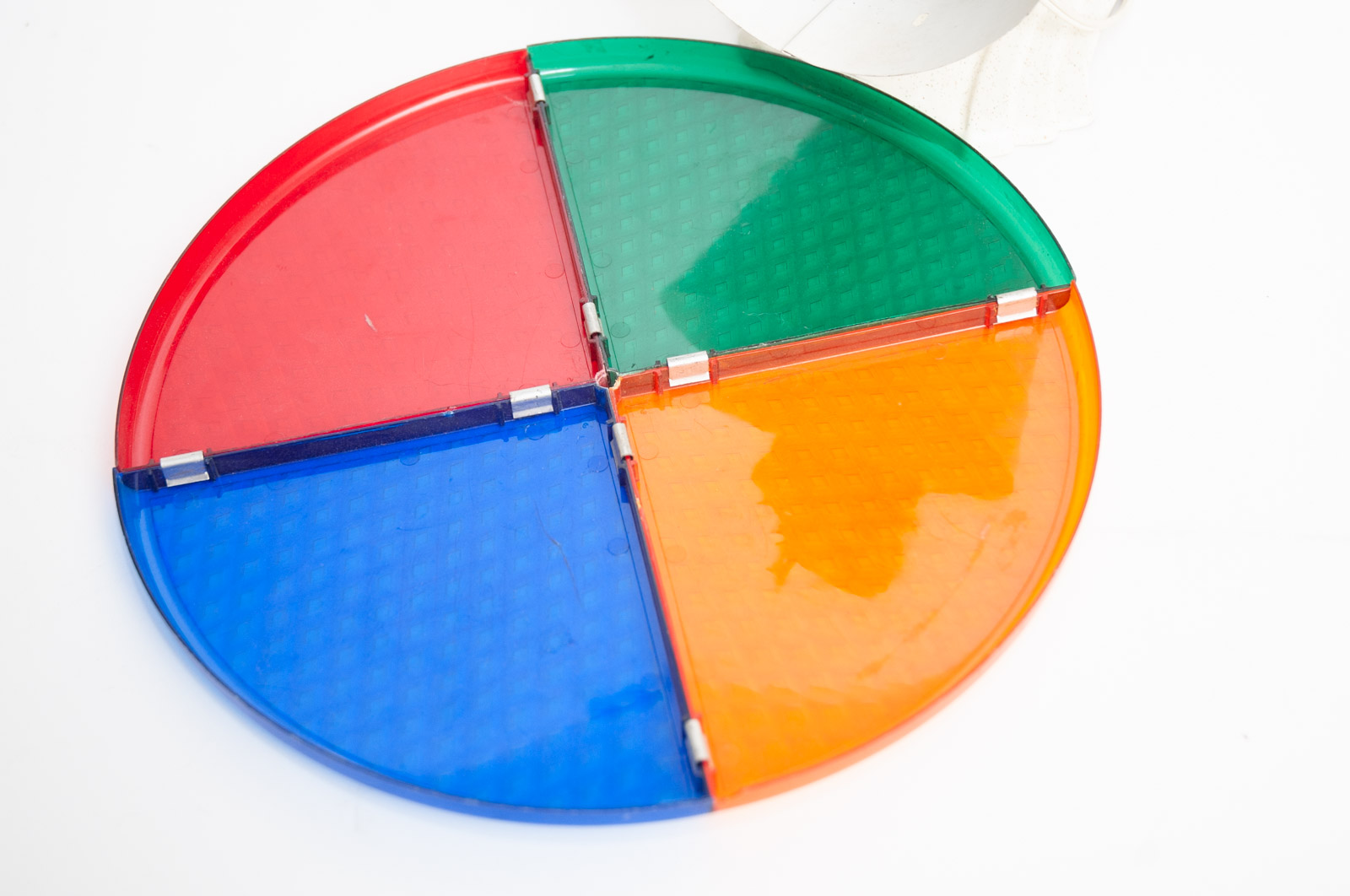 Vintage Compco Rotating Christmas Tree Light and Peco Aluminum Pom-Pom Tree