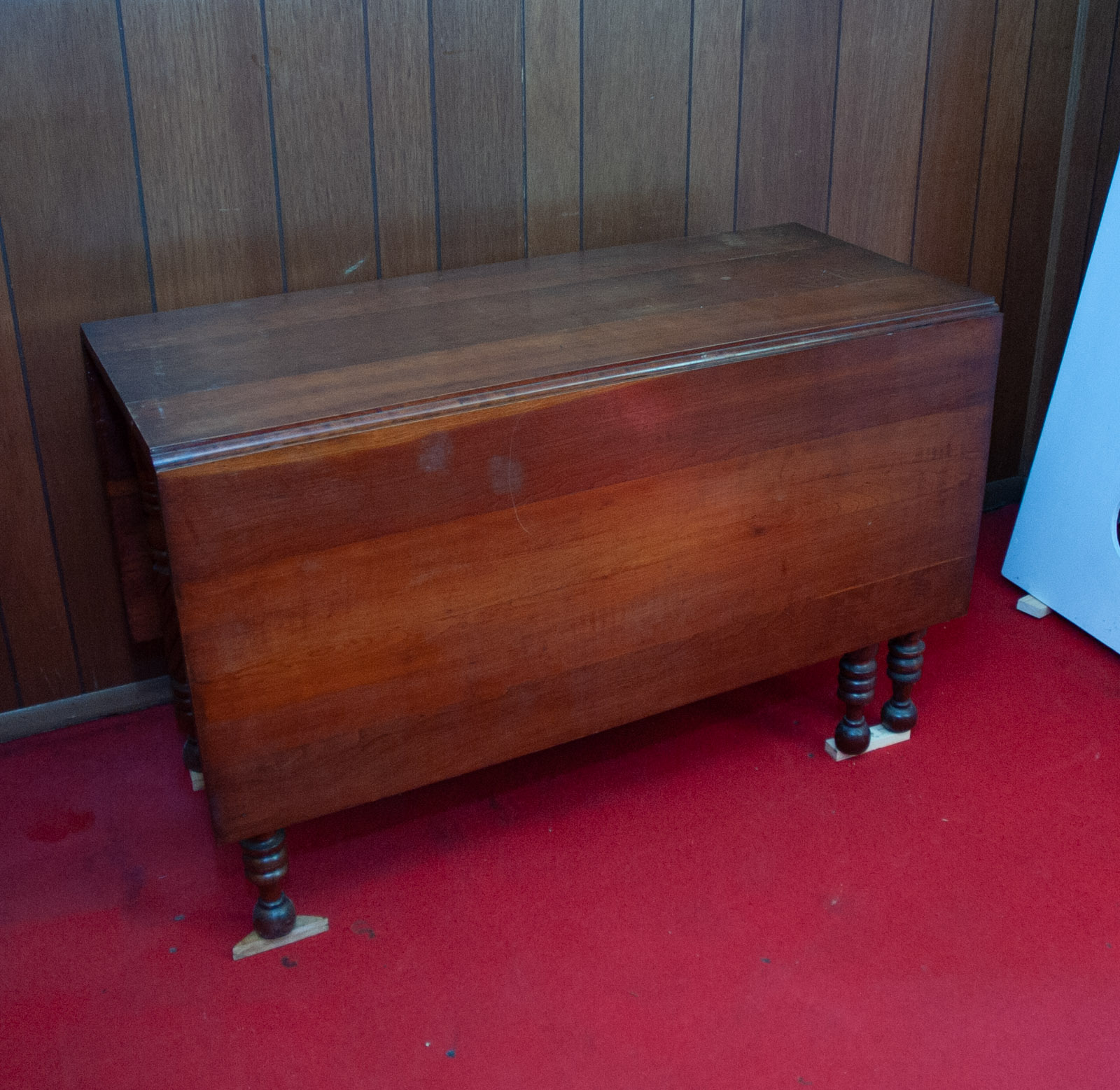 Vintage Drop Leaf Cherry Dining Table