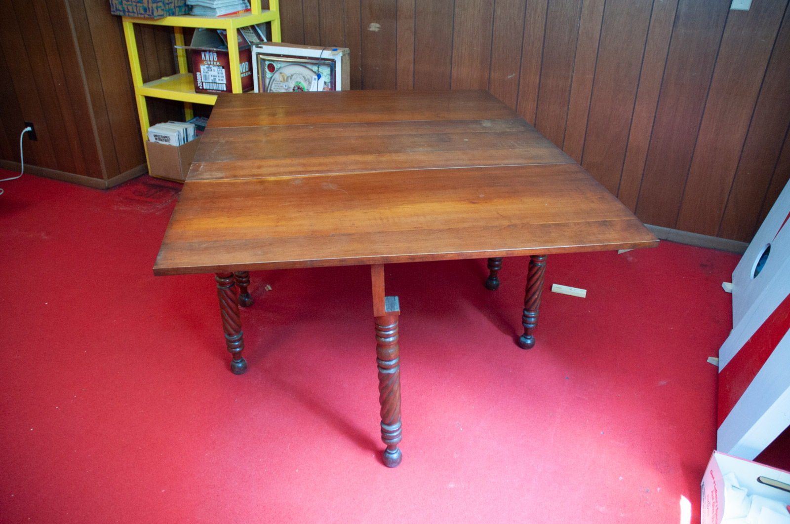 Vintage Drop Leaf Cherry Dining Table