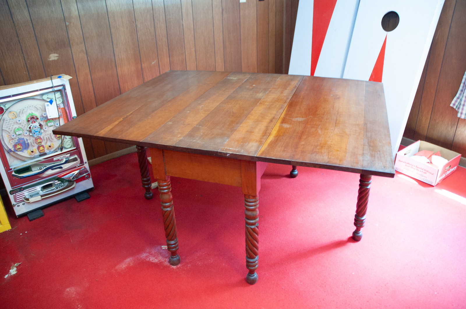 Vintage Drop Leaf Cherry Dining Table