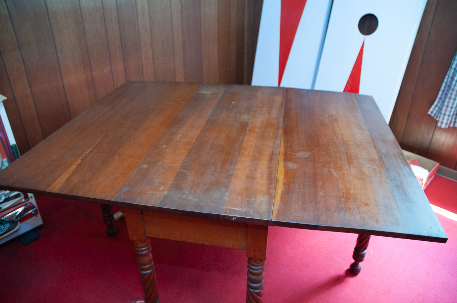 Vintage Drop Leaf Cherry Dining Table