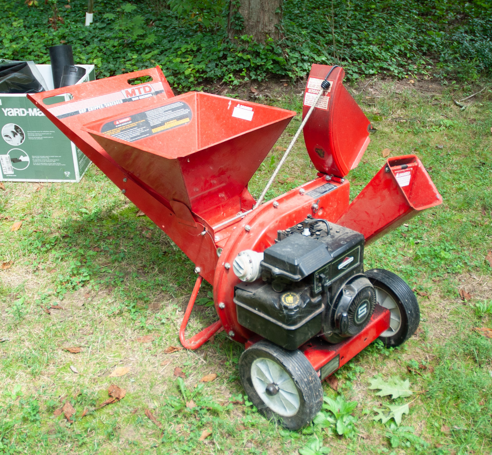 Mtd yard machine discount chipper shredder 5hp