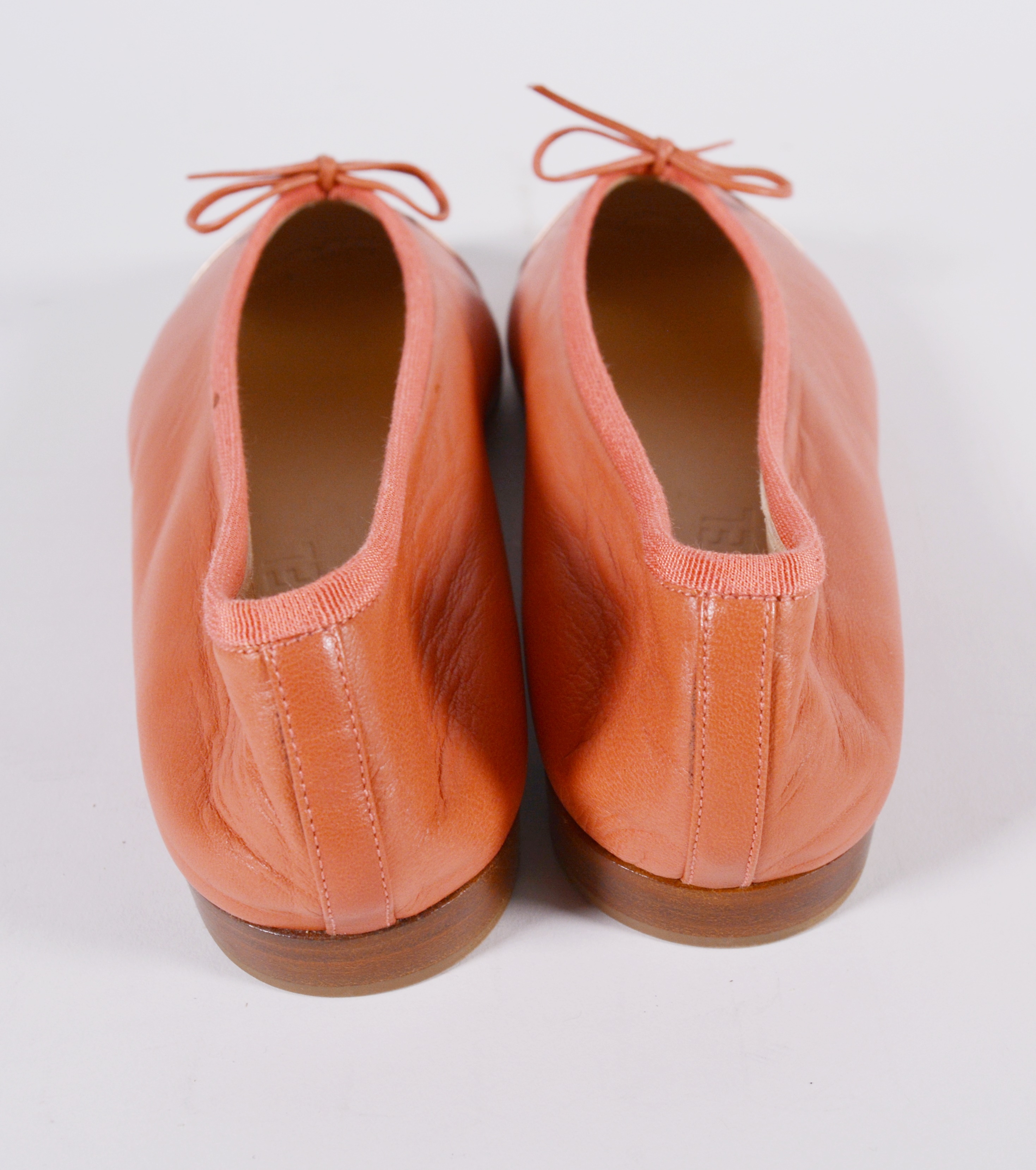 Chanel Designer Leather Flats with CC Logo