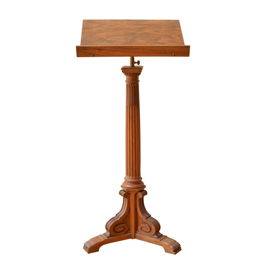 Neoclassic Style Dictionary Stand