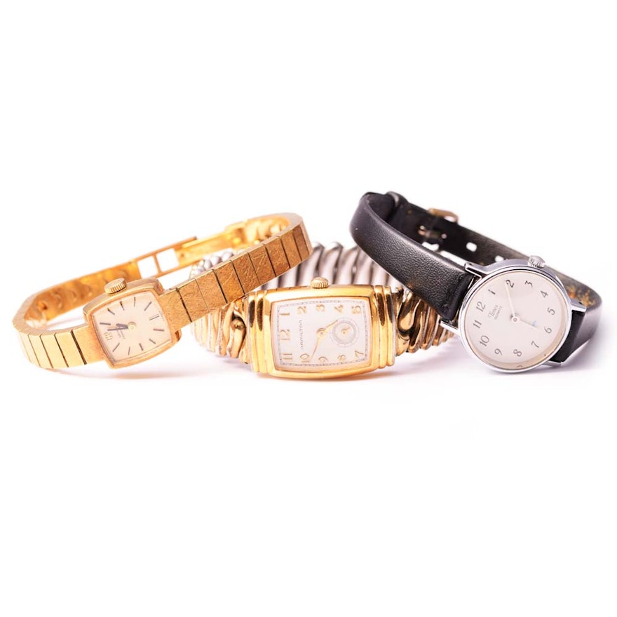 Three Women's Fashion Wristwatches