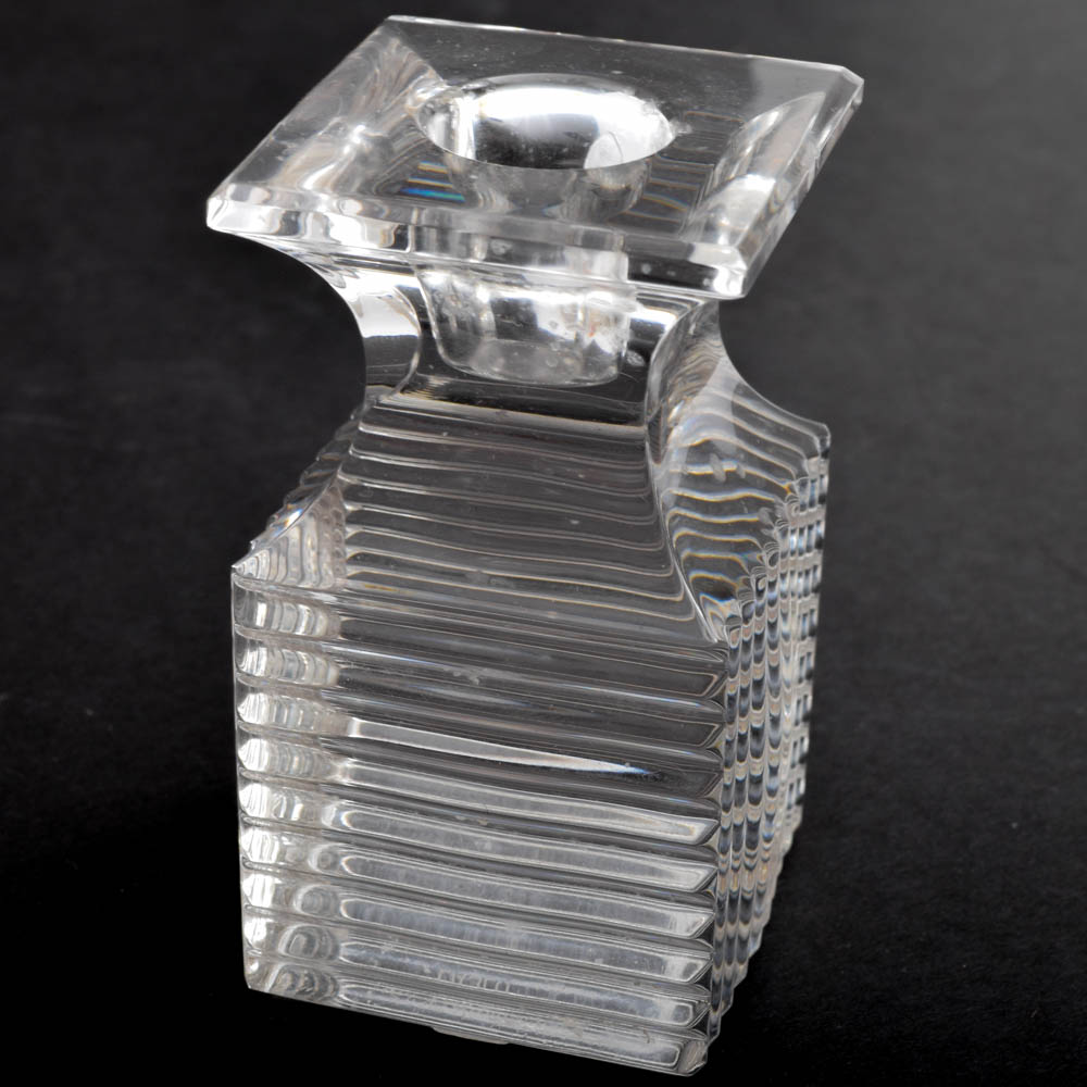 Val St. Lambert "Metropolis" Candle Holders Designed by Larry Laslo