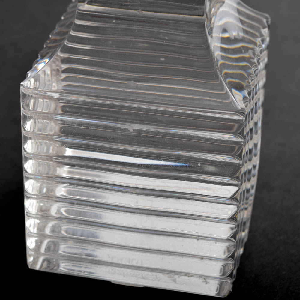 Val St. Lambert "Metropolis" Candle Holders Designed by Larry Laslo