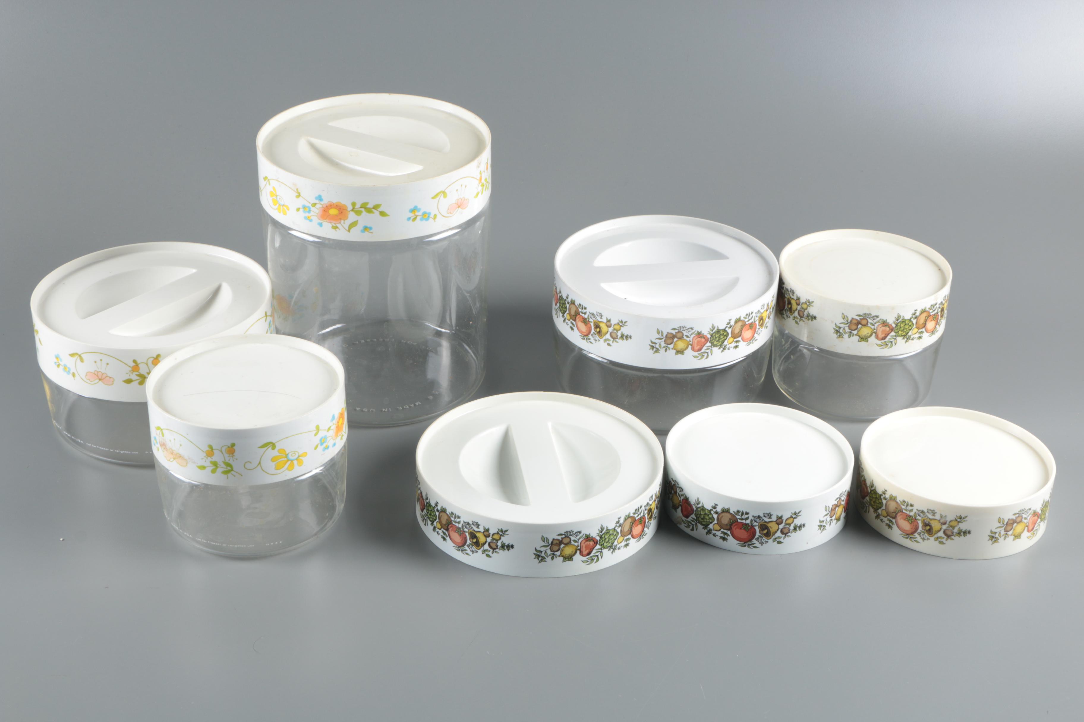 Vintage Pyrex "Spice of Life" Canister Set