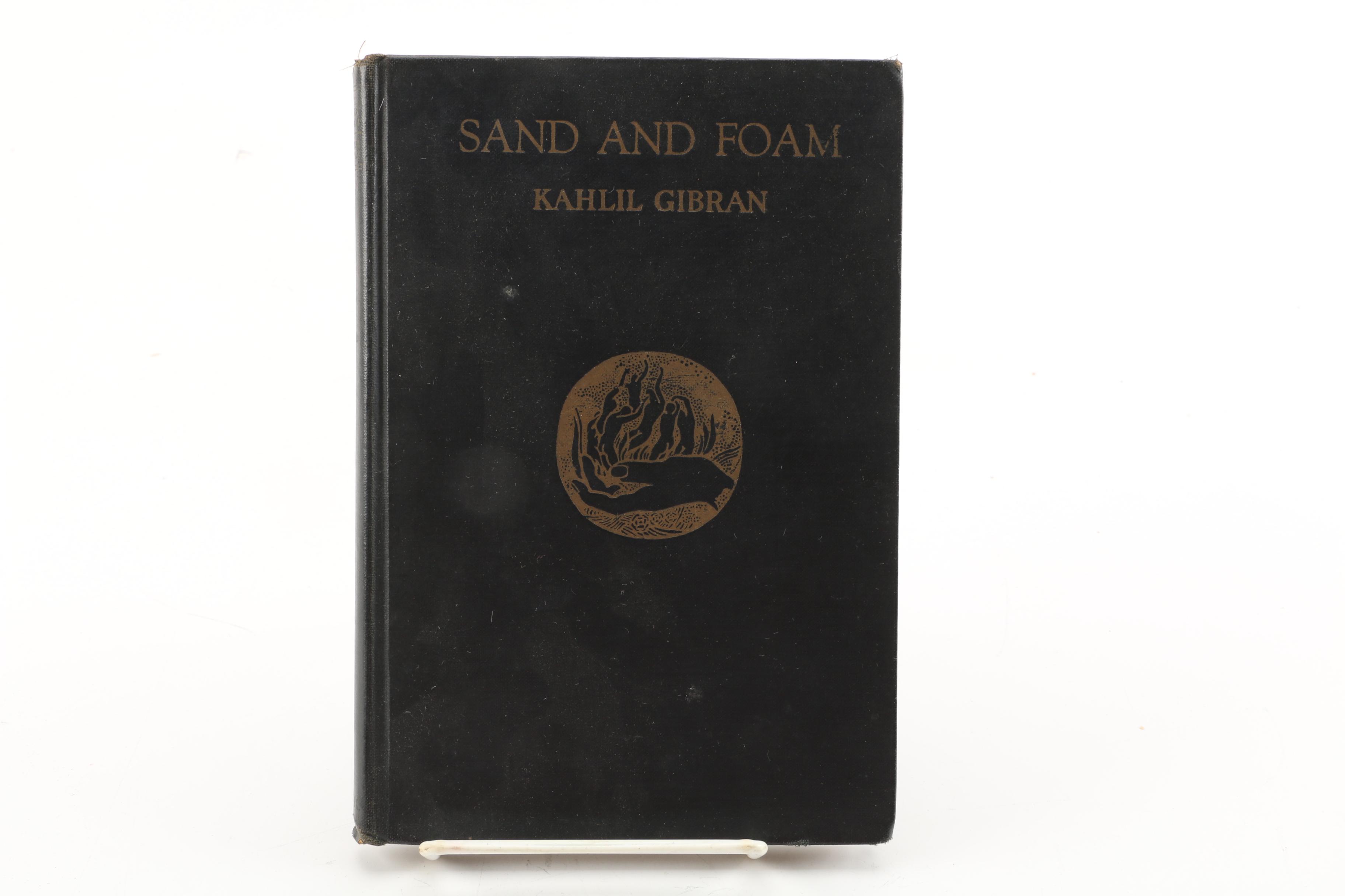 1955 "The Prophet" and 1929 "Sand and Foam" by Kahlil Gibran