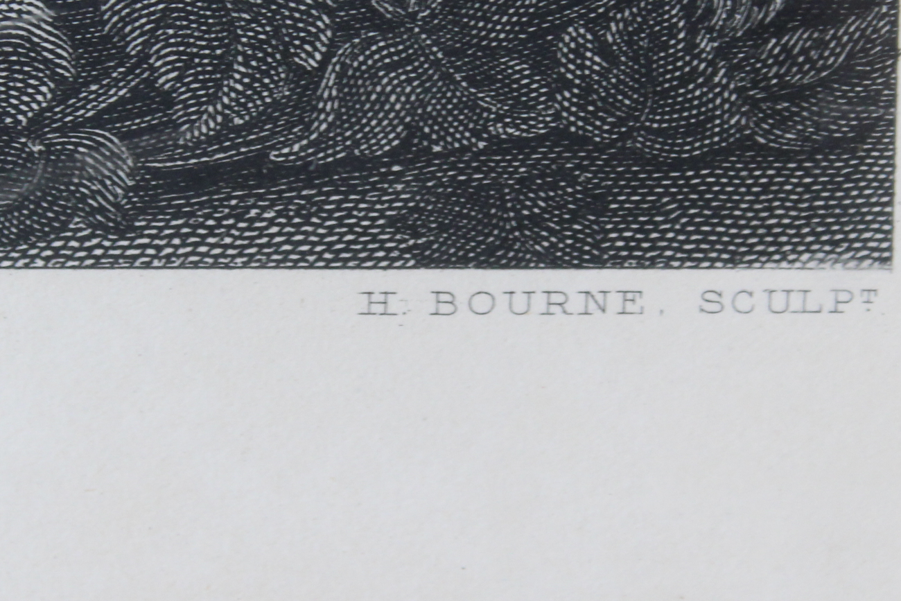 Antique W. F. Witherington "The Crown of Hops" Engraving