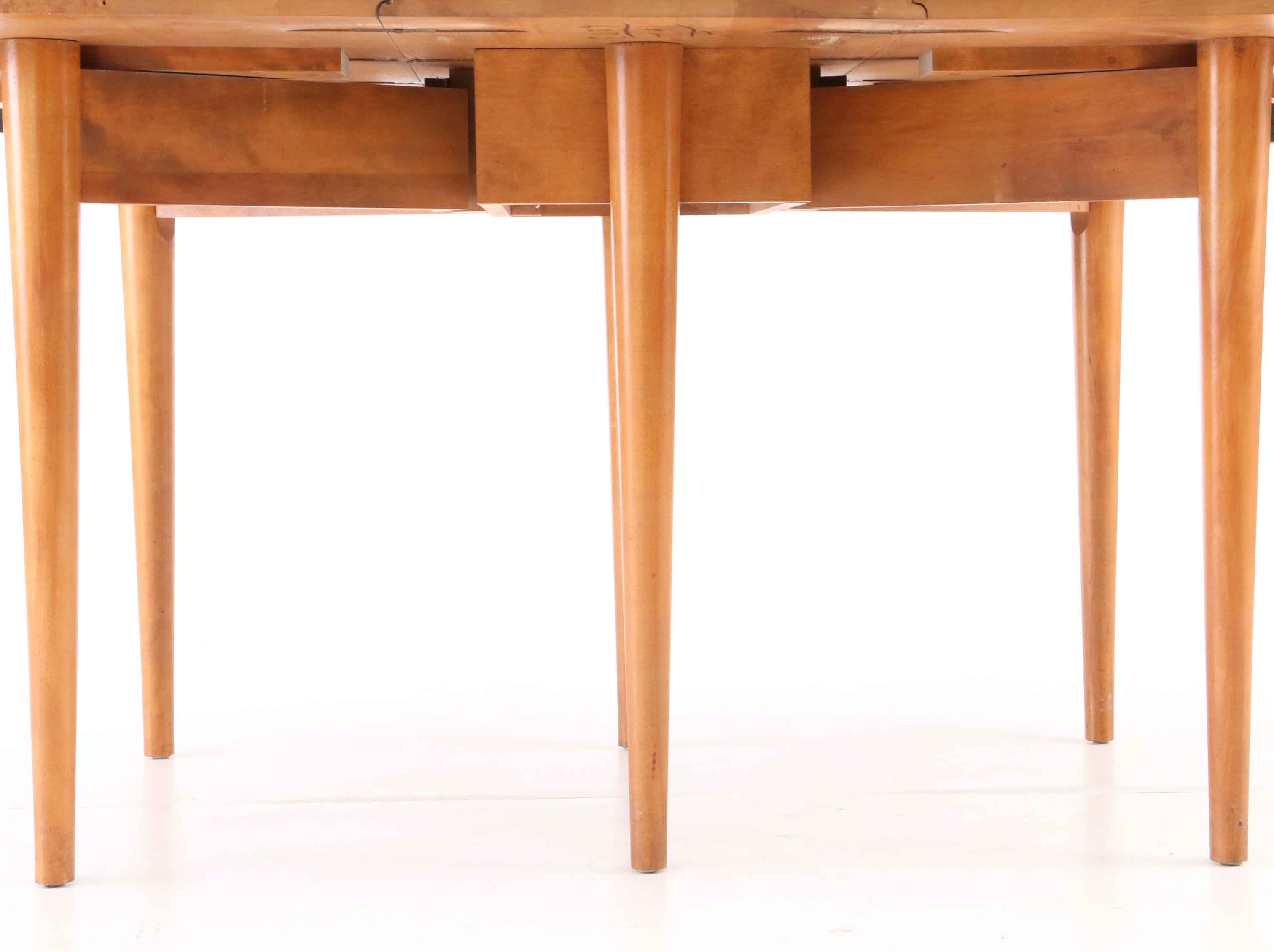 Mid Century Modern Maple Drop Leaf Table by Russel Wright for Conant Ball