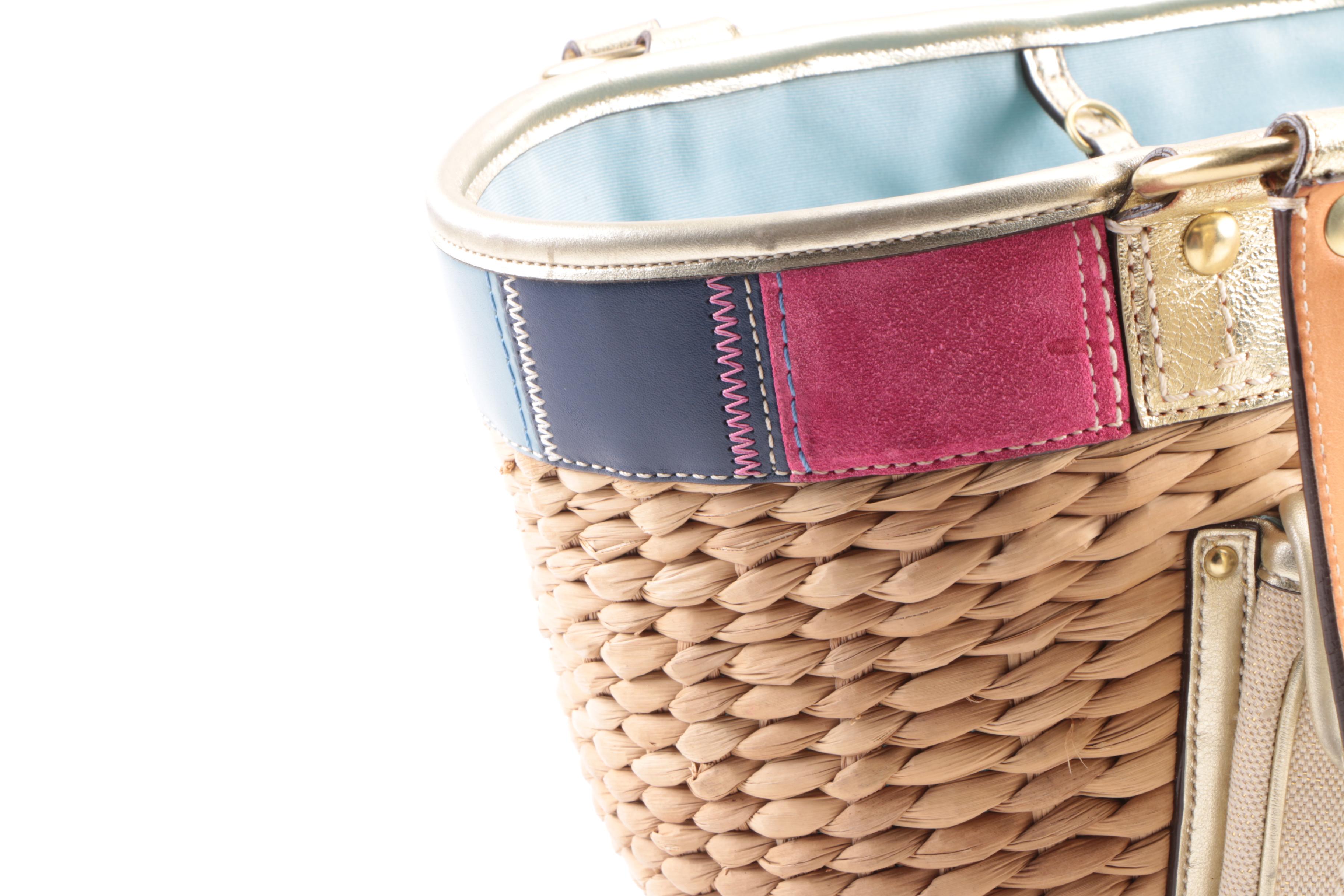 Coach Basket and Leah Patent Leather Totes with Others Including Lacoste