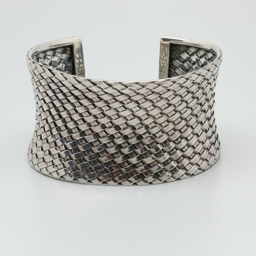 Svarti of Bali Sterling Silver Cuff Bracelet