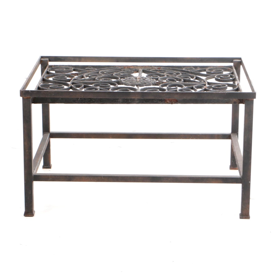 Hand Forged Cast Iron Coffee Table