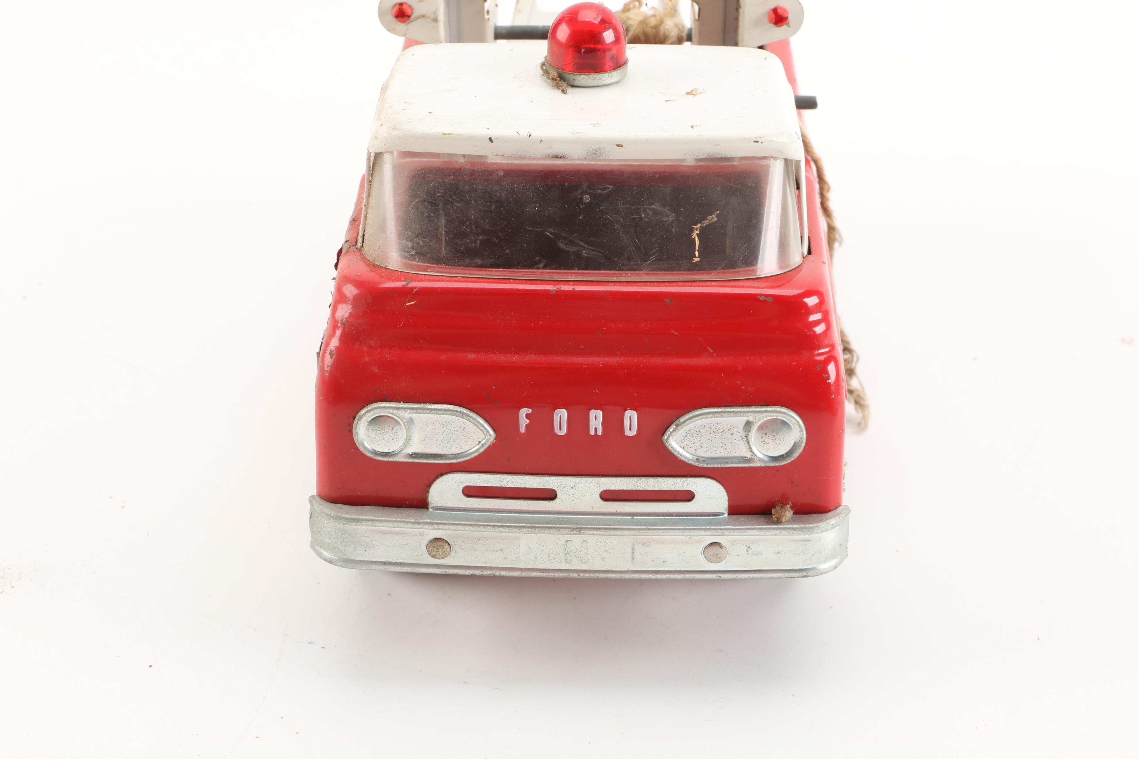 Vintage Nylint Tow Truck and Ambulance