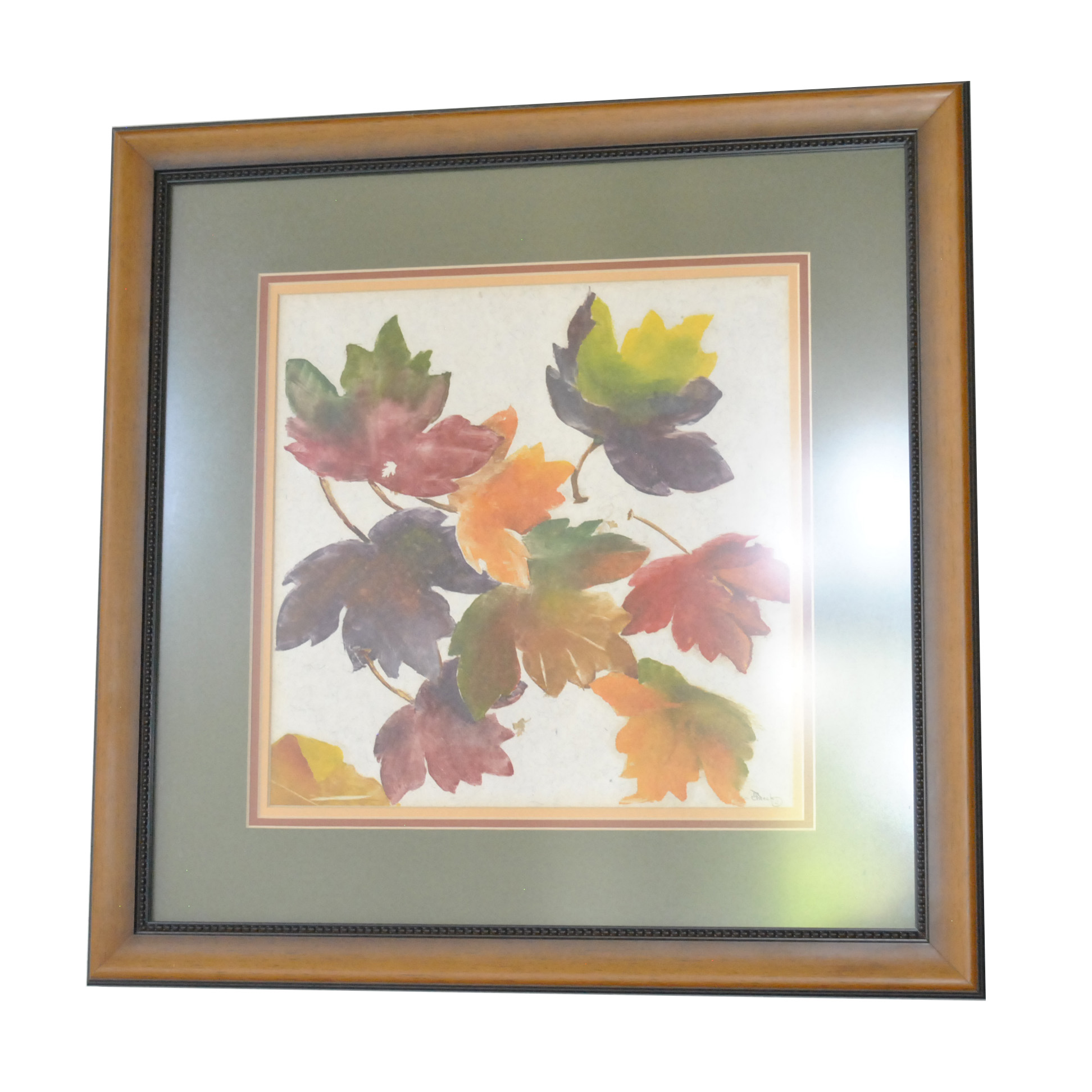 Burch Relief Print of Leaves