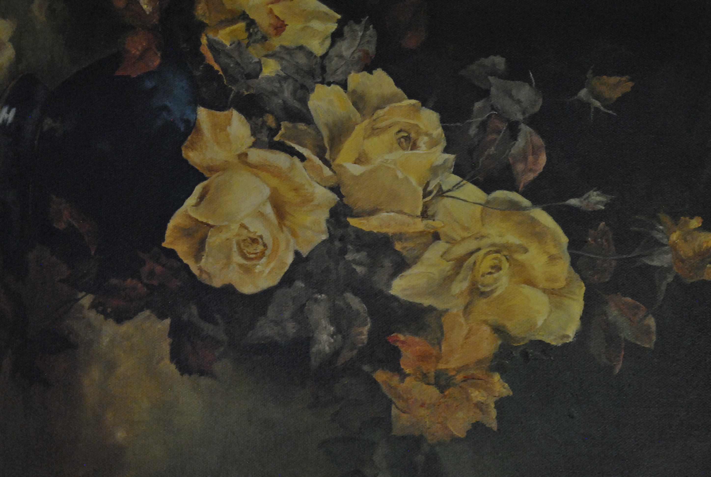 J. Burch 1985 Still Life Painting