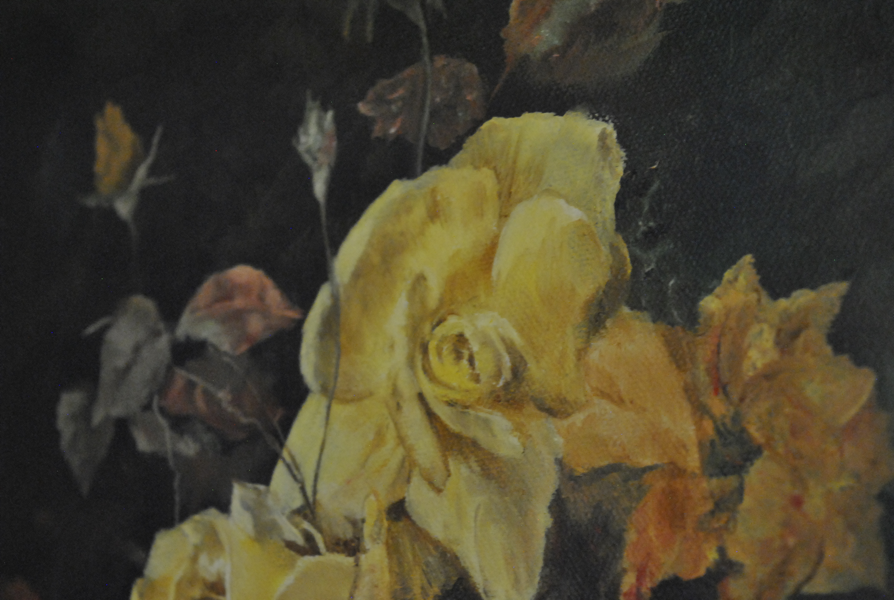 J. Burch 1985 Still Life Painting