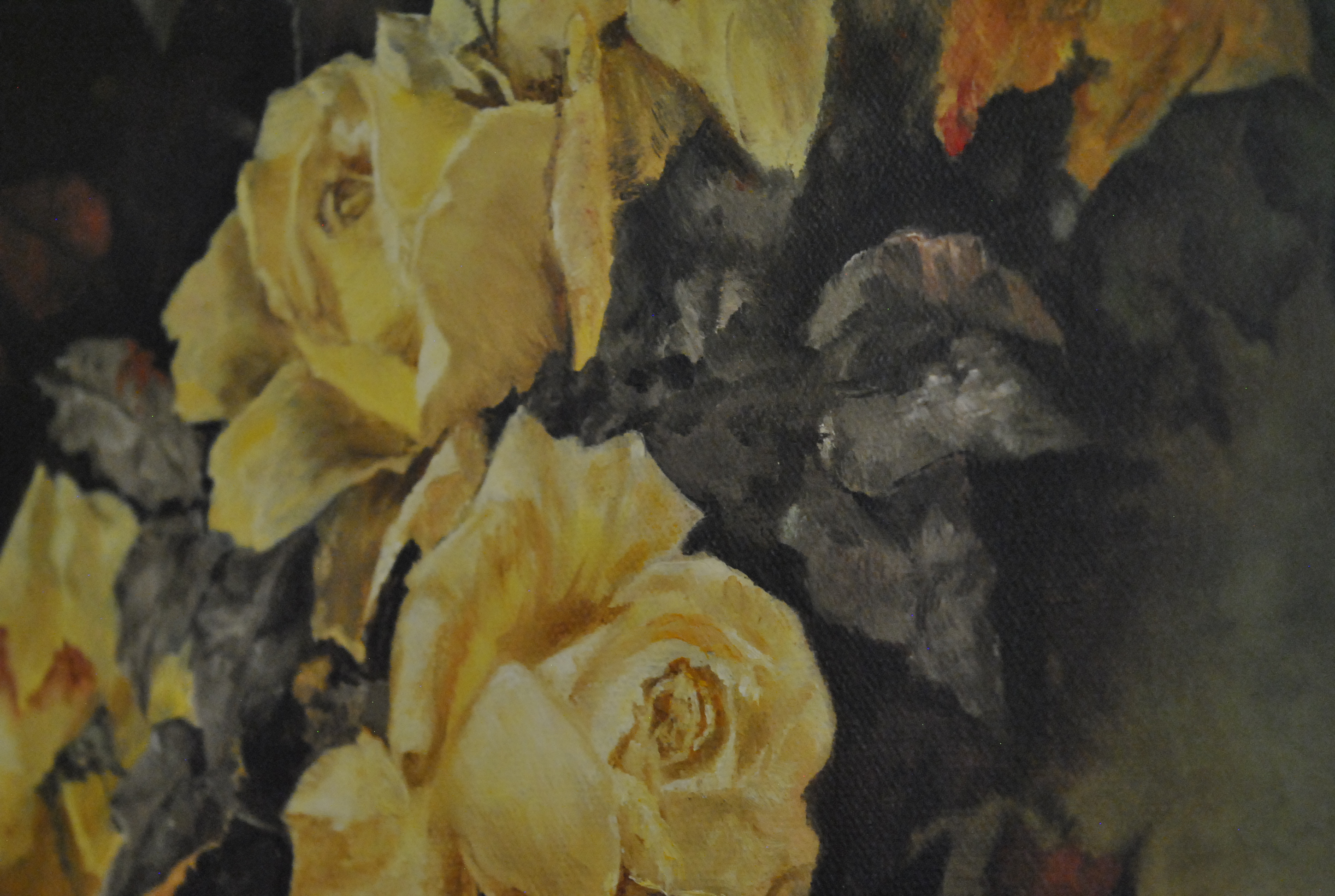 J. Burch 1985 Still Life Painting