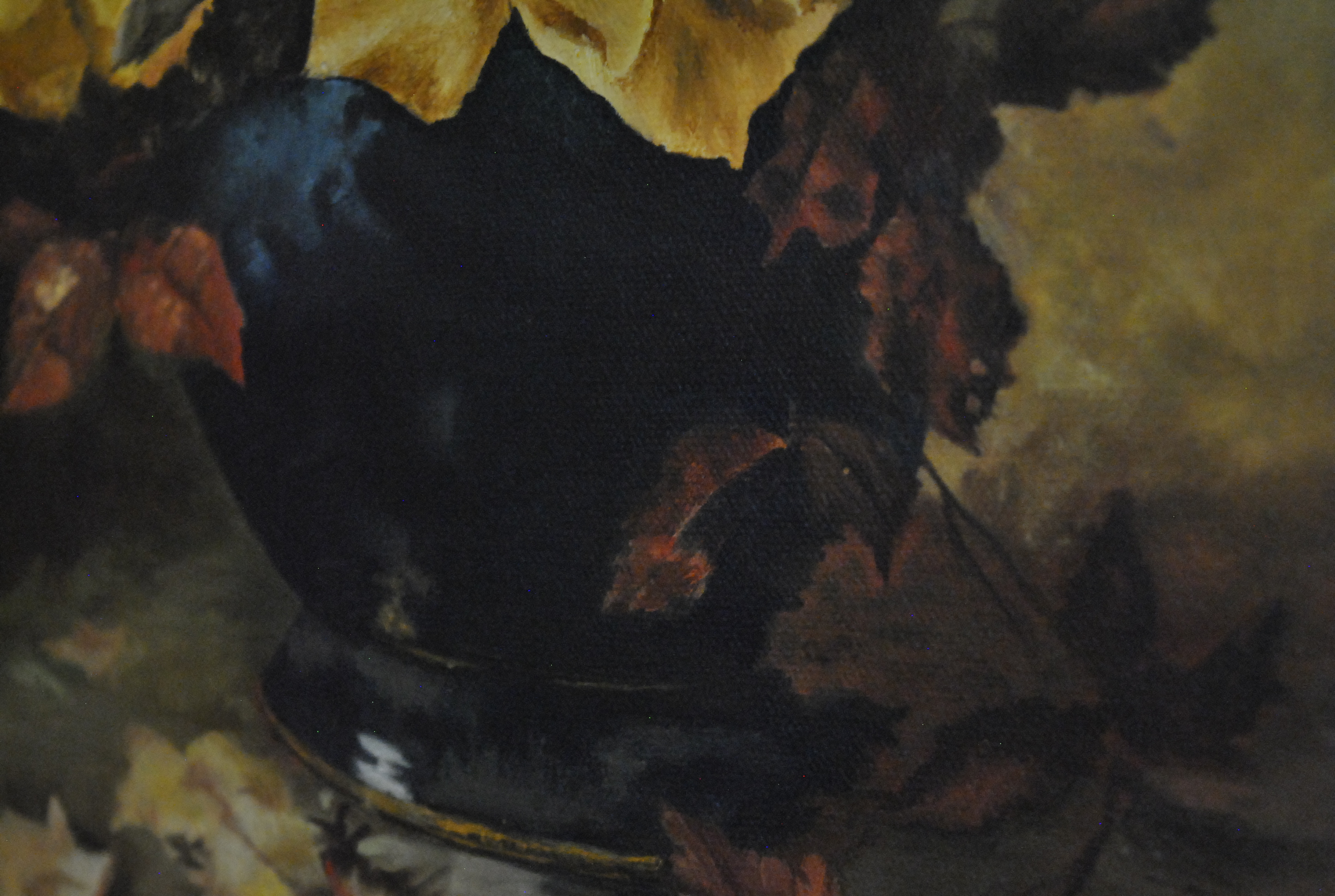 J. Burch 1985 Still Life Painting