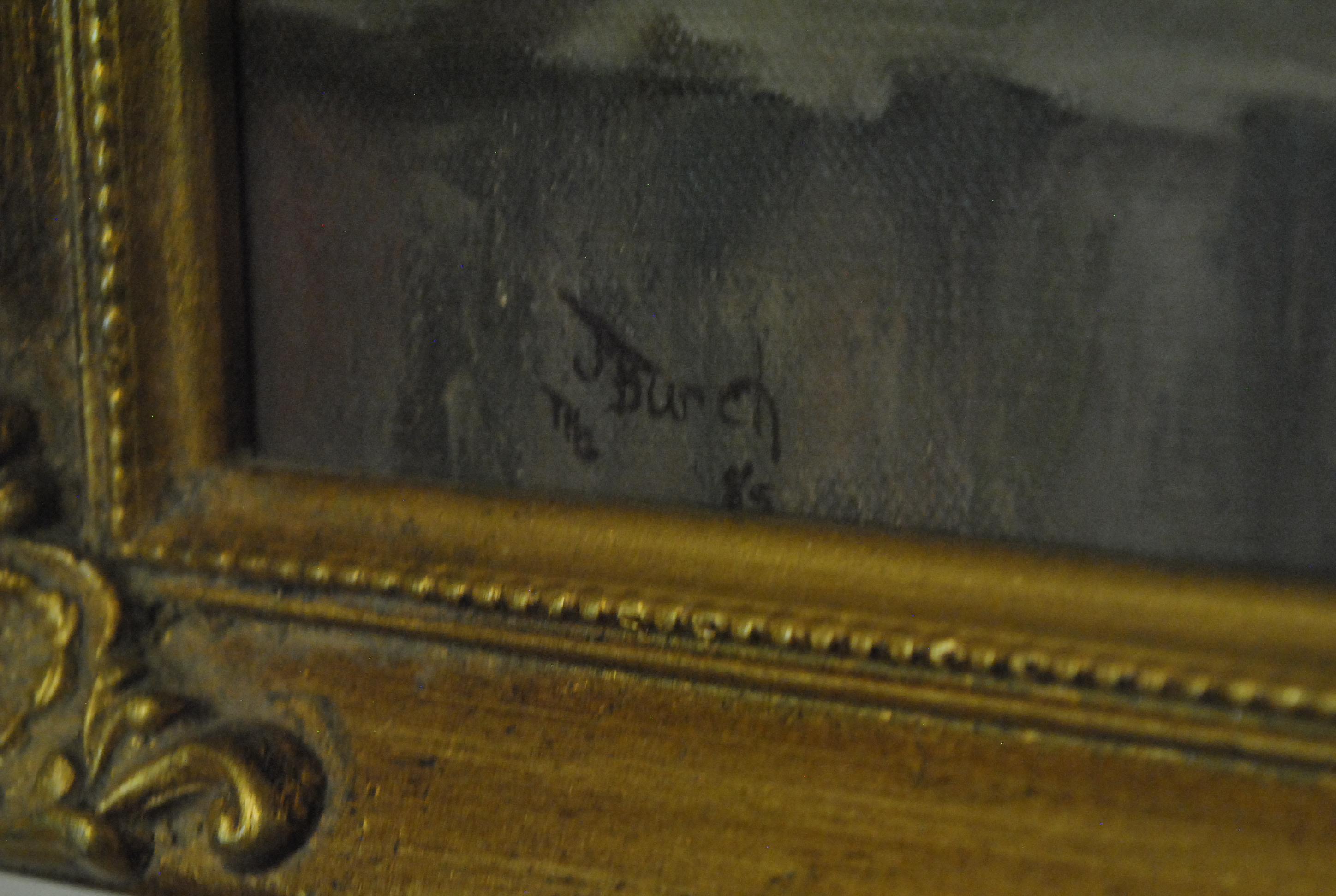 J. Burch 1985 Still Life Painting