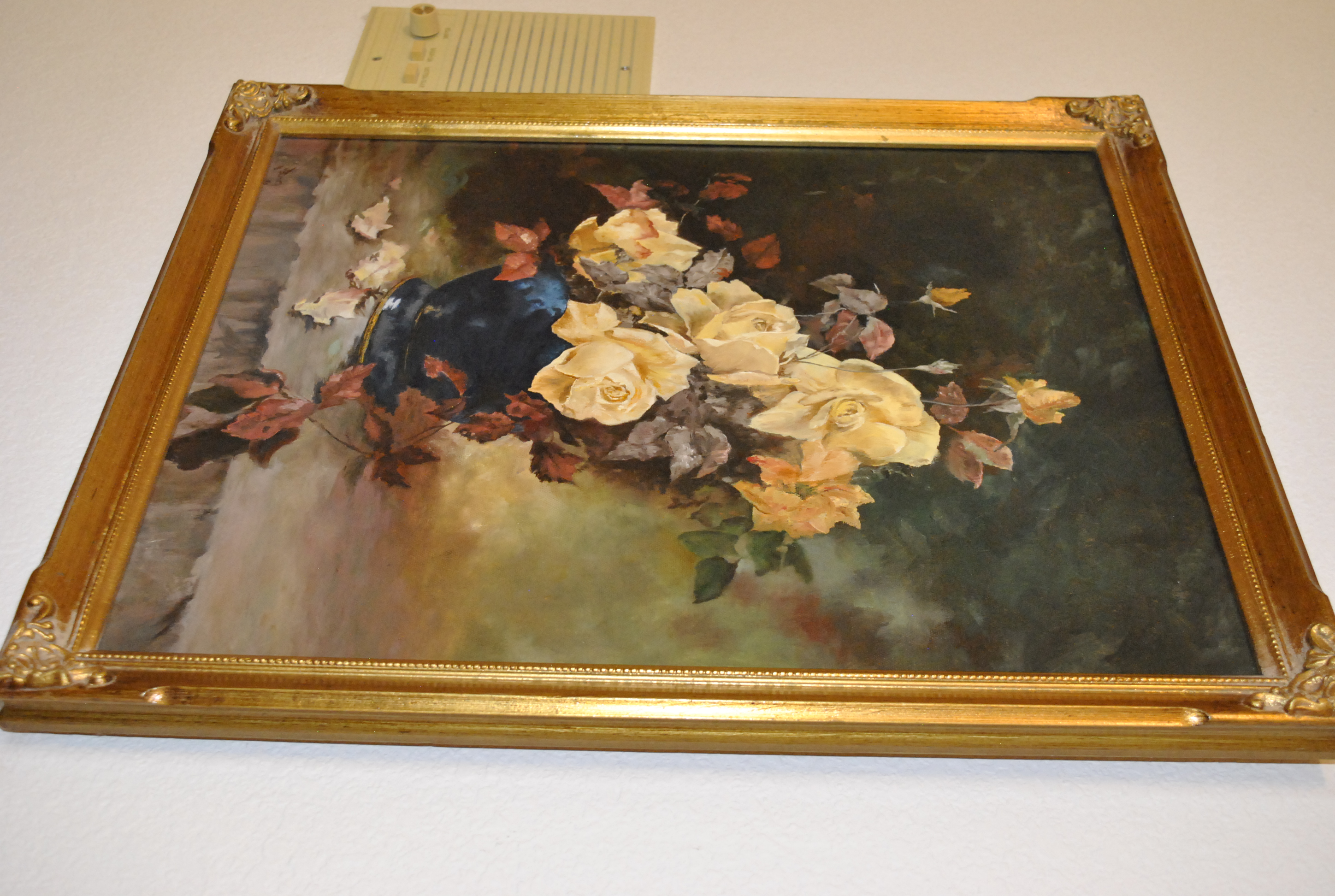 J. Burch 1985 Still Life Painting