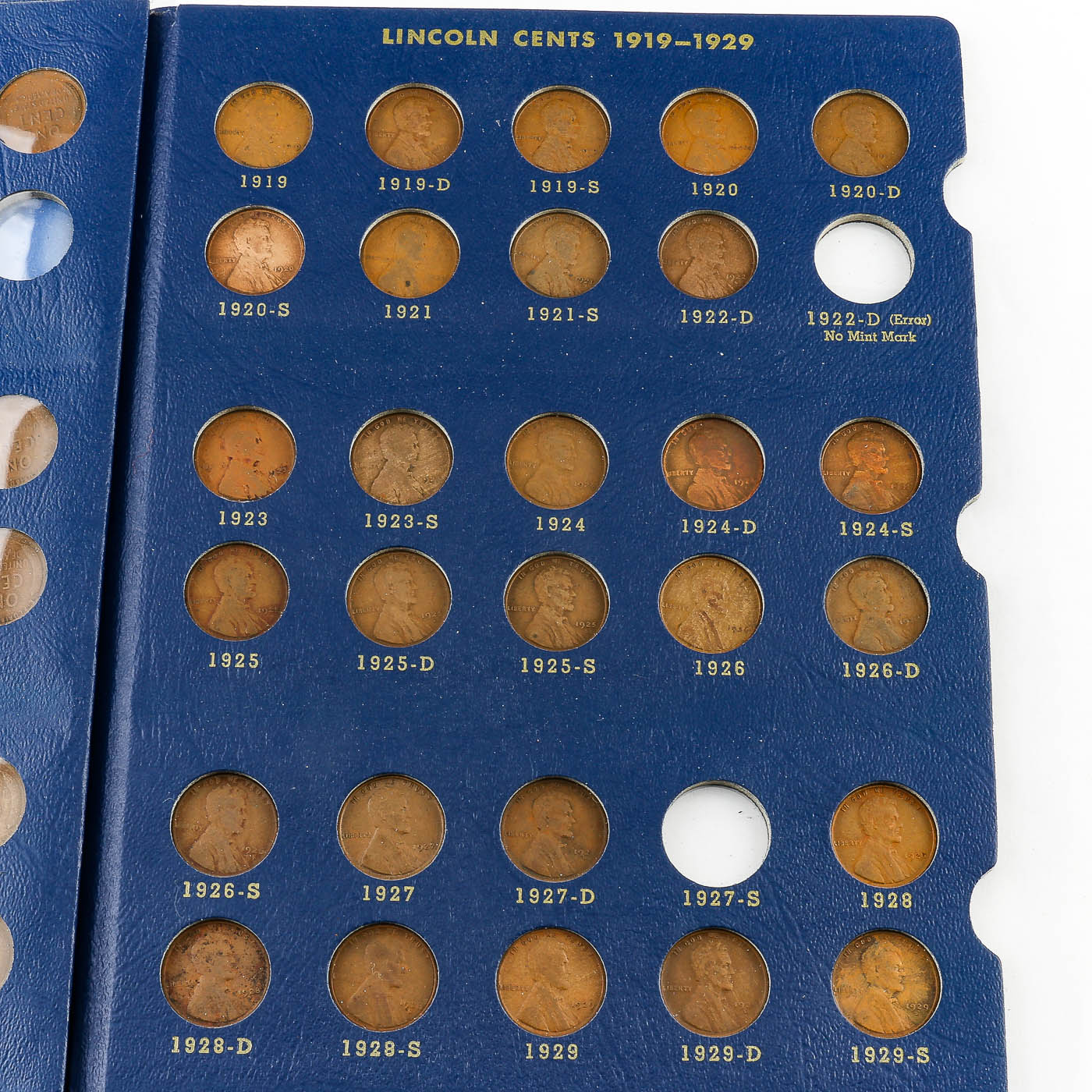 Whitman Lincoln Cents 1909-1940 Coin Folder