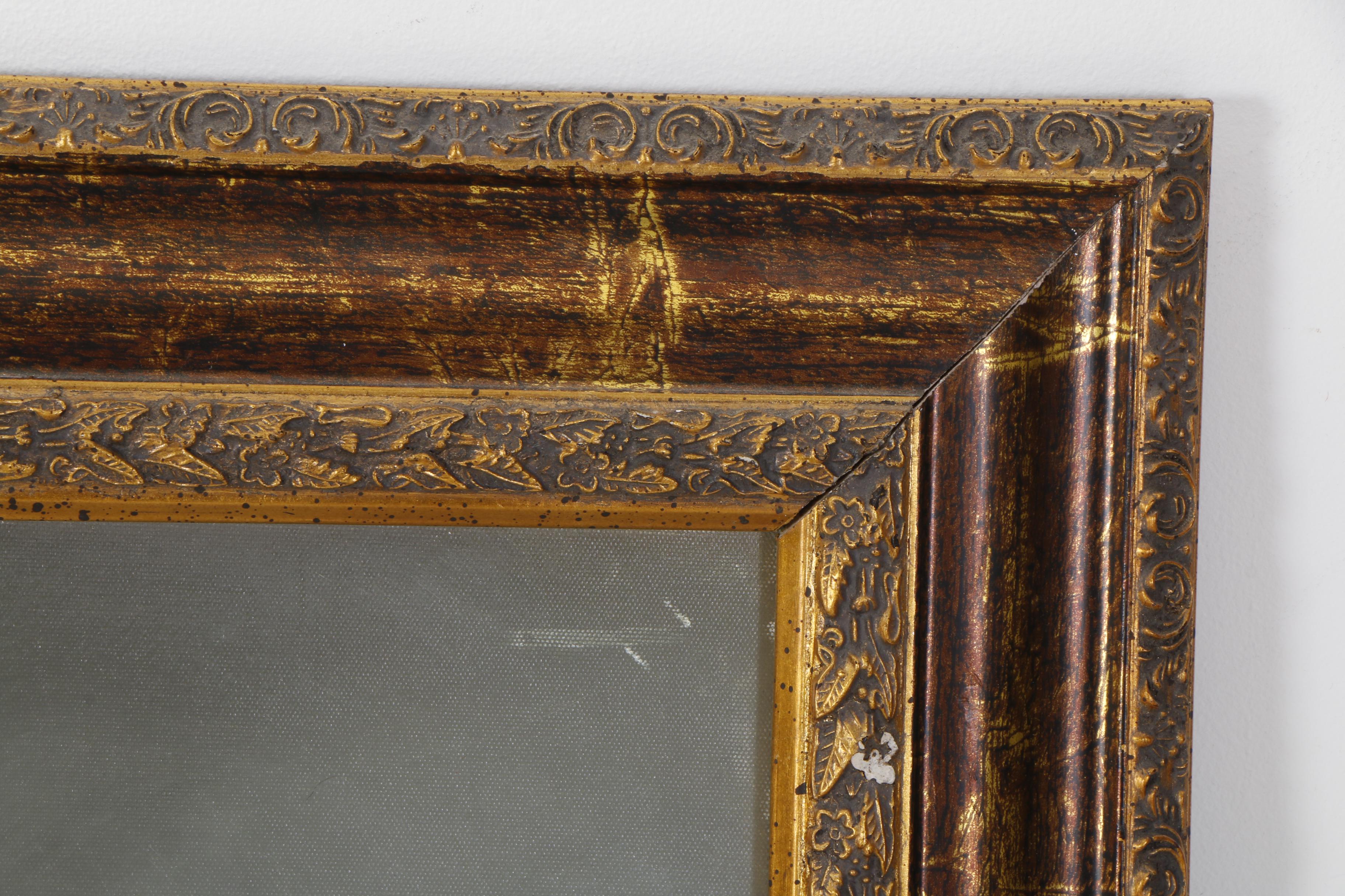 Large C. Hope Contemporary Oil Painting on Canvas of a Floral Still Life