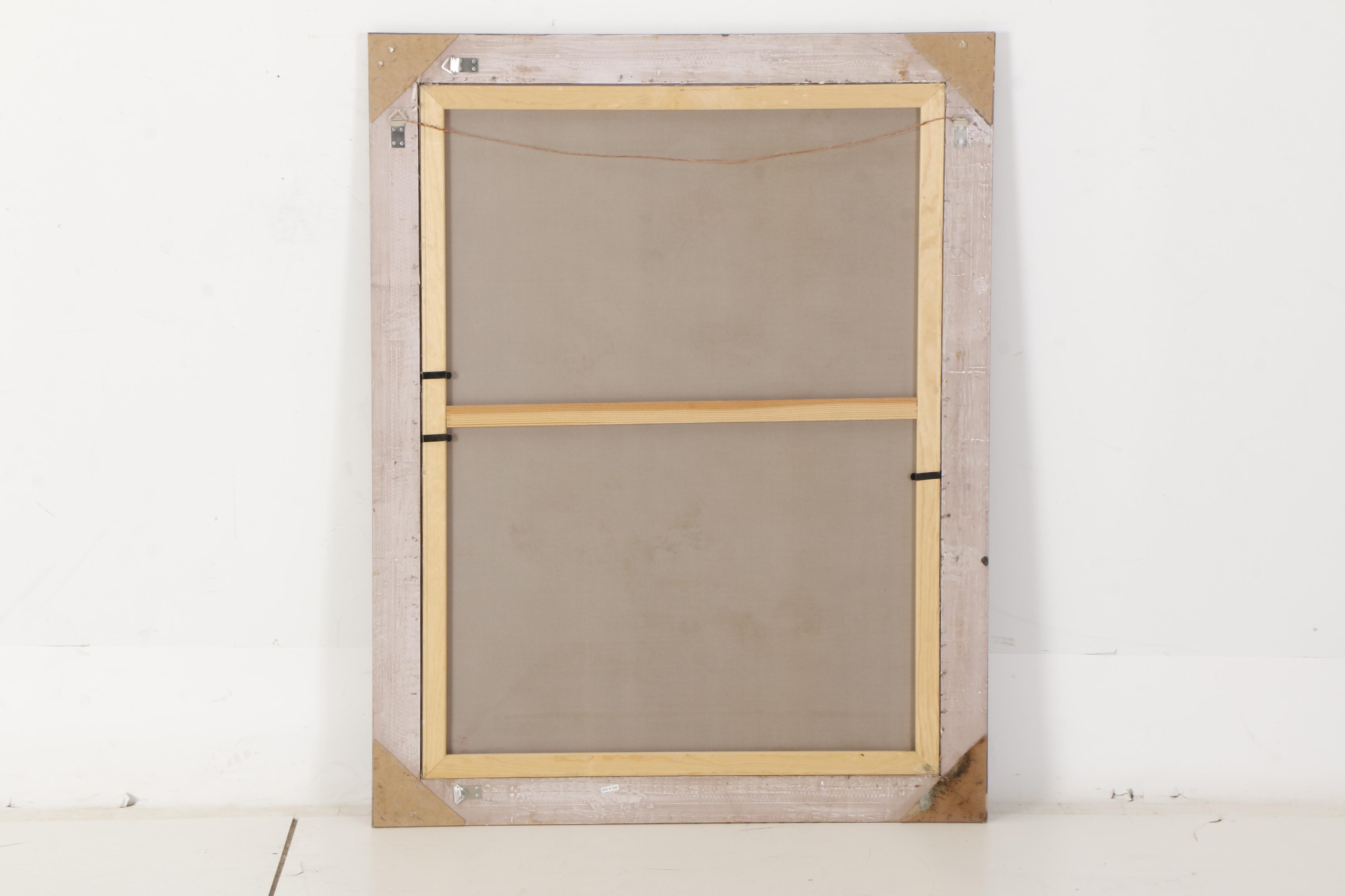 Large C. Hope Contemporary Oil Painting on Canvas of a Floral Still Life