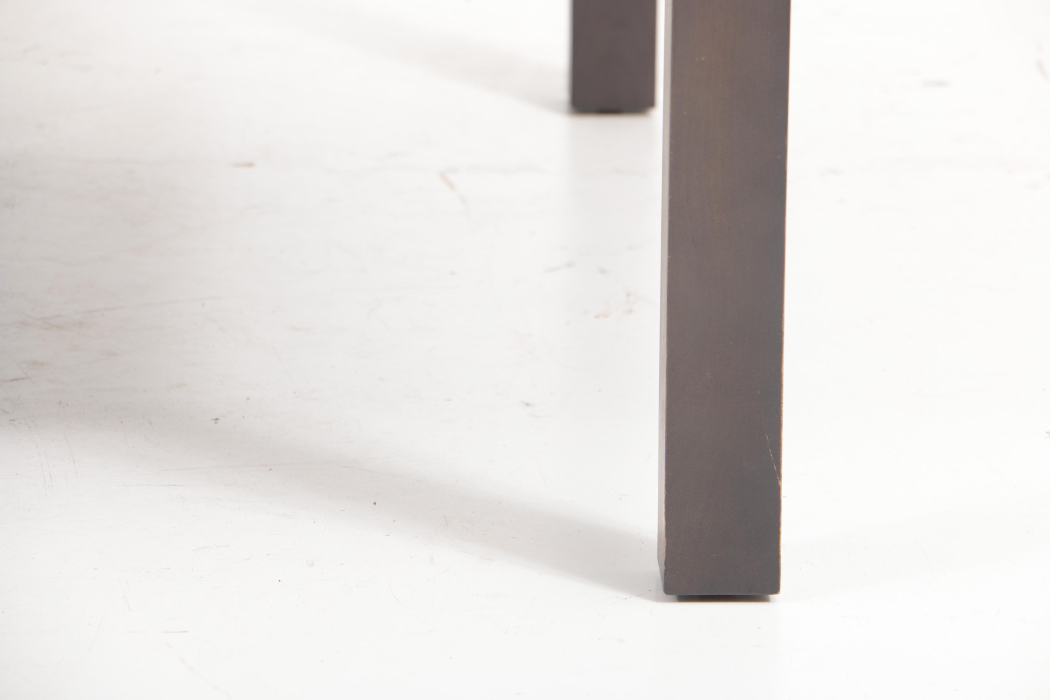 Custom Designed and Fabricated Zebrawood Coffee Table