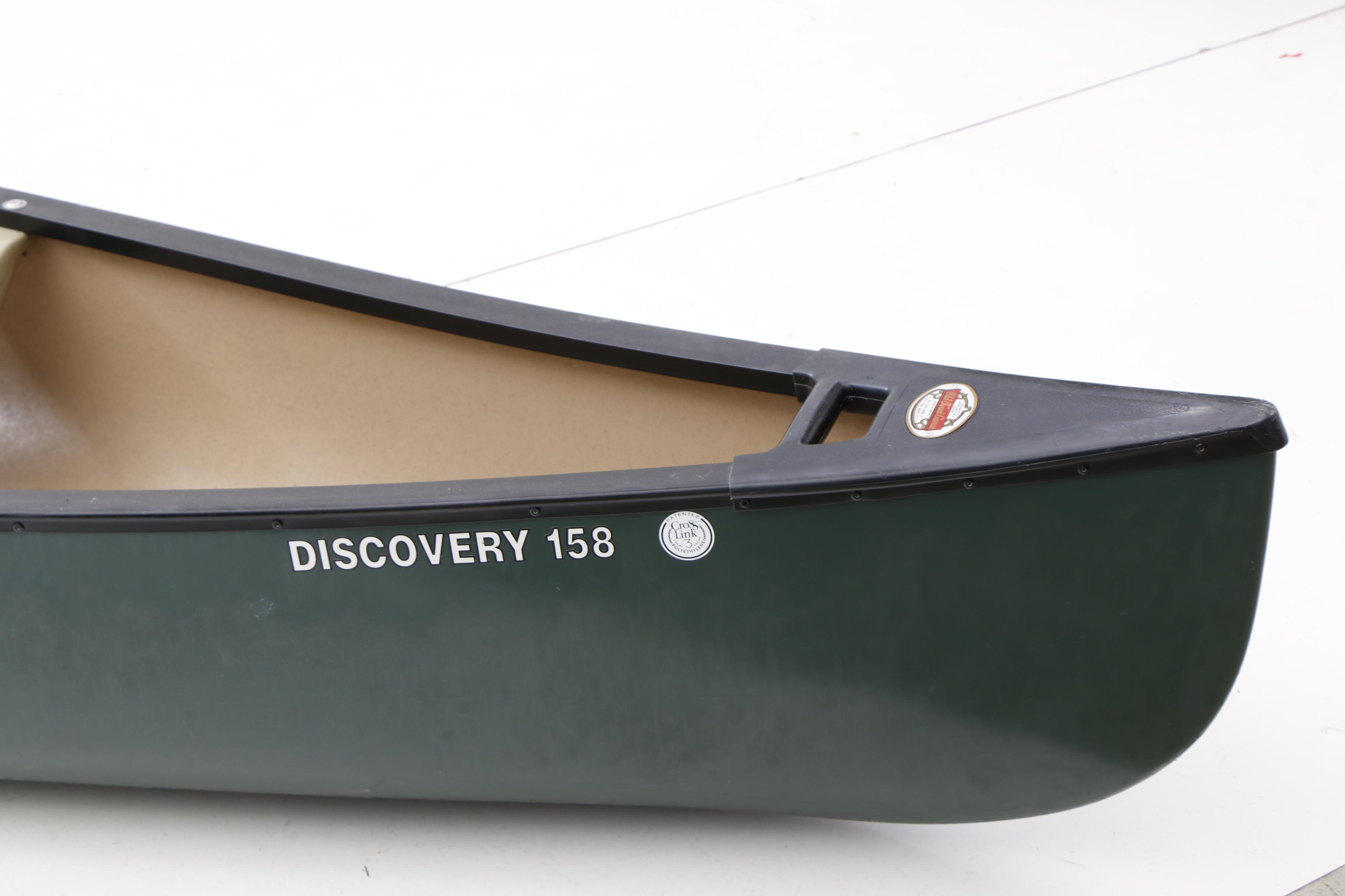 Old Town Discovery 158 Canoe with Paddles