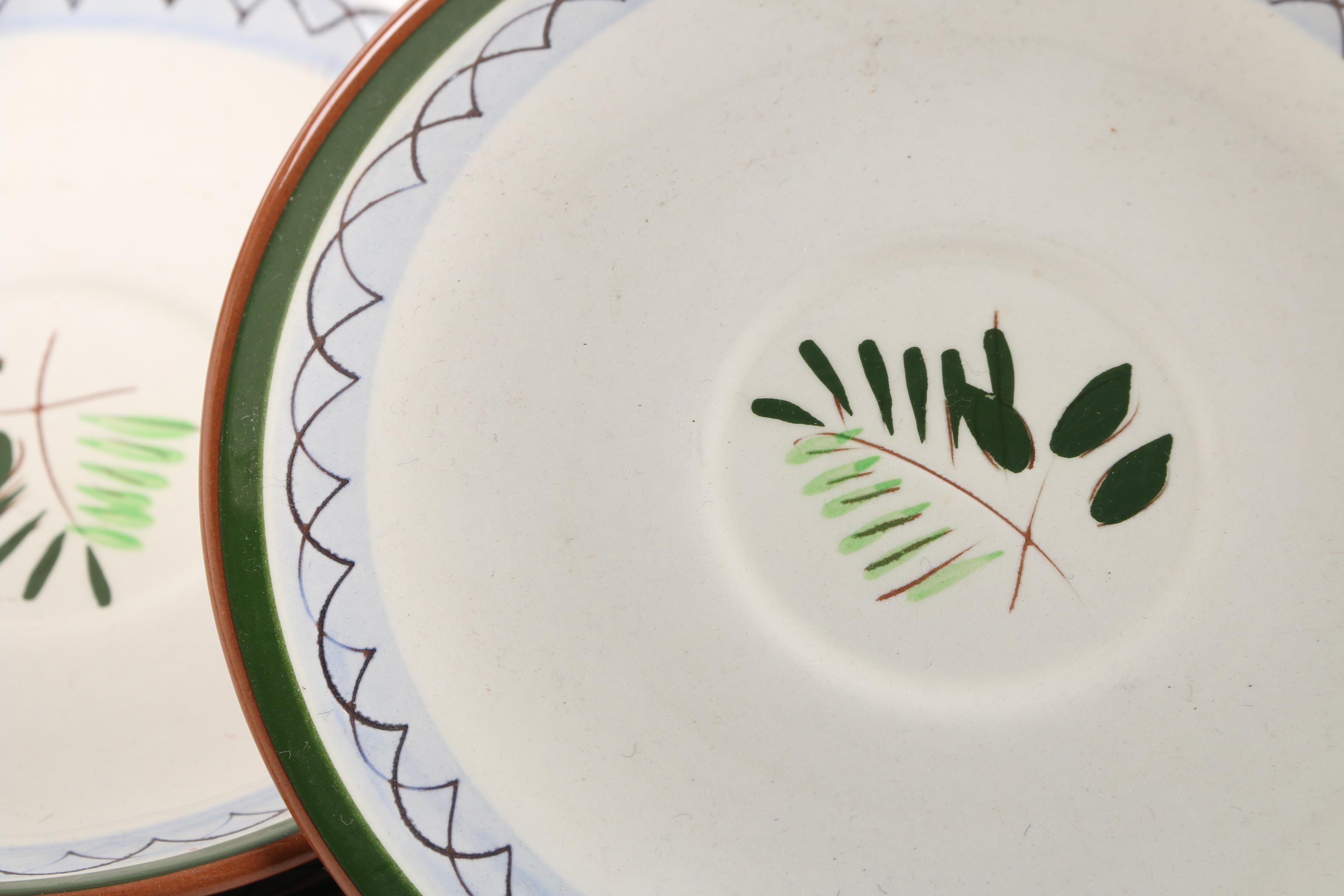 Stangl Pottery "Orchard Song" Plates and "Fruit and Flowers" Cups and Saucers